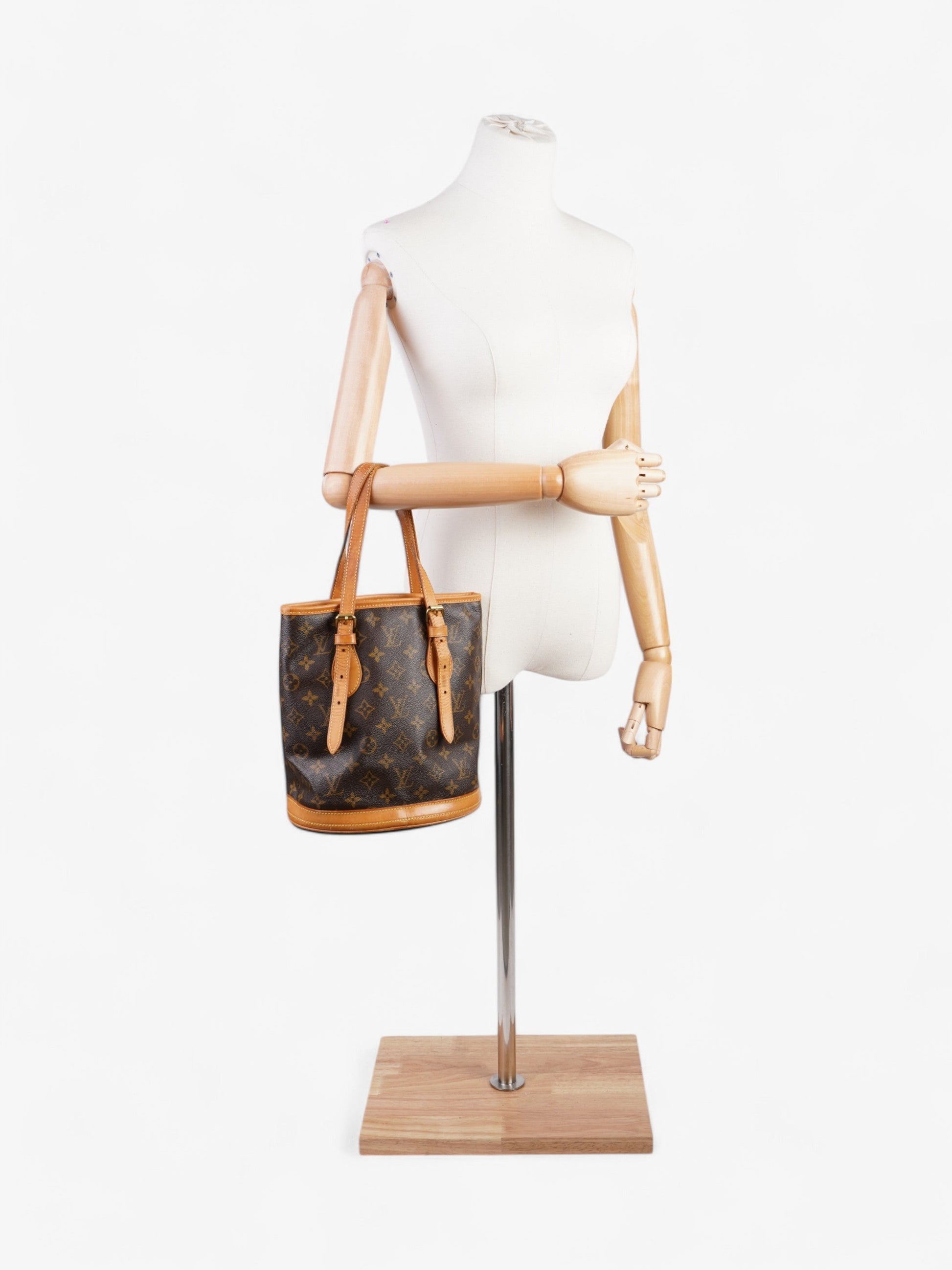 Louis Vuitton Bucket Coated PM Monogram Canvas Coated Canvas Apparel