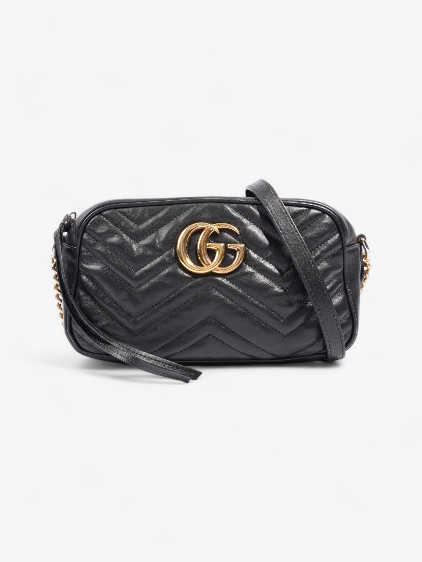 Gucci Marmont Small Shoulder Bag Leather Matelasse 4