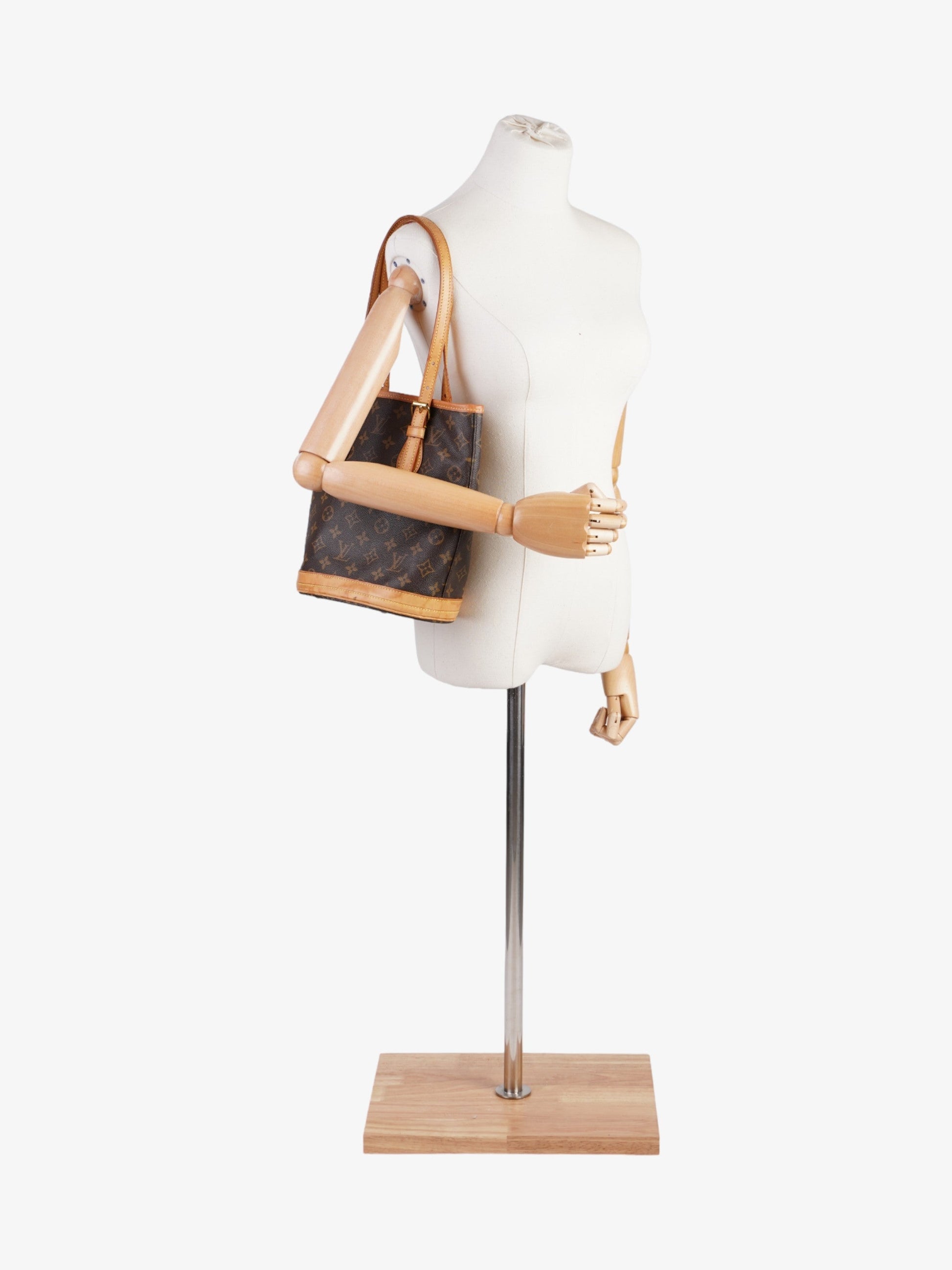 Louis Vuitton Bucket PM Coated PM Monogram Canvas Coated Canvas Apparel
