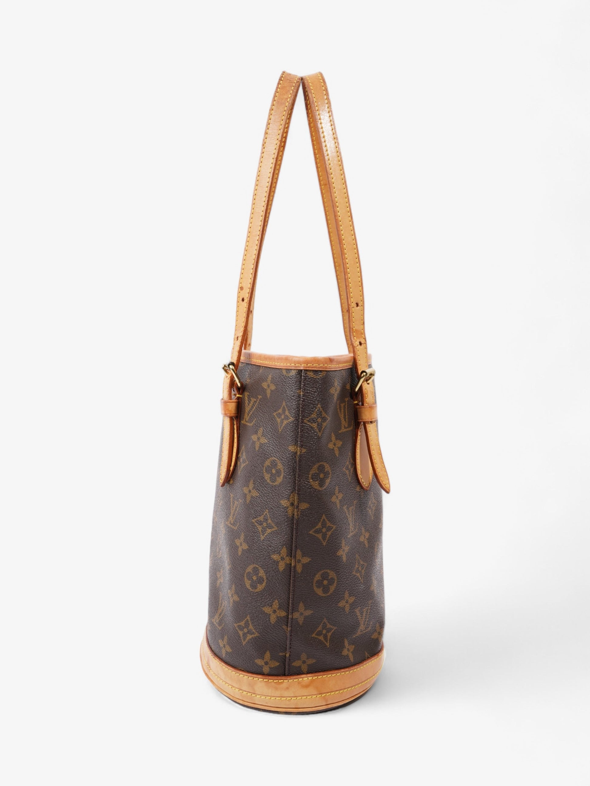 Louis Vuitton Bucket PM Coated PM Monogram Canvas Coated Canvas Apparel
