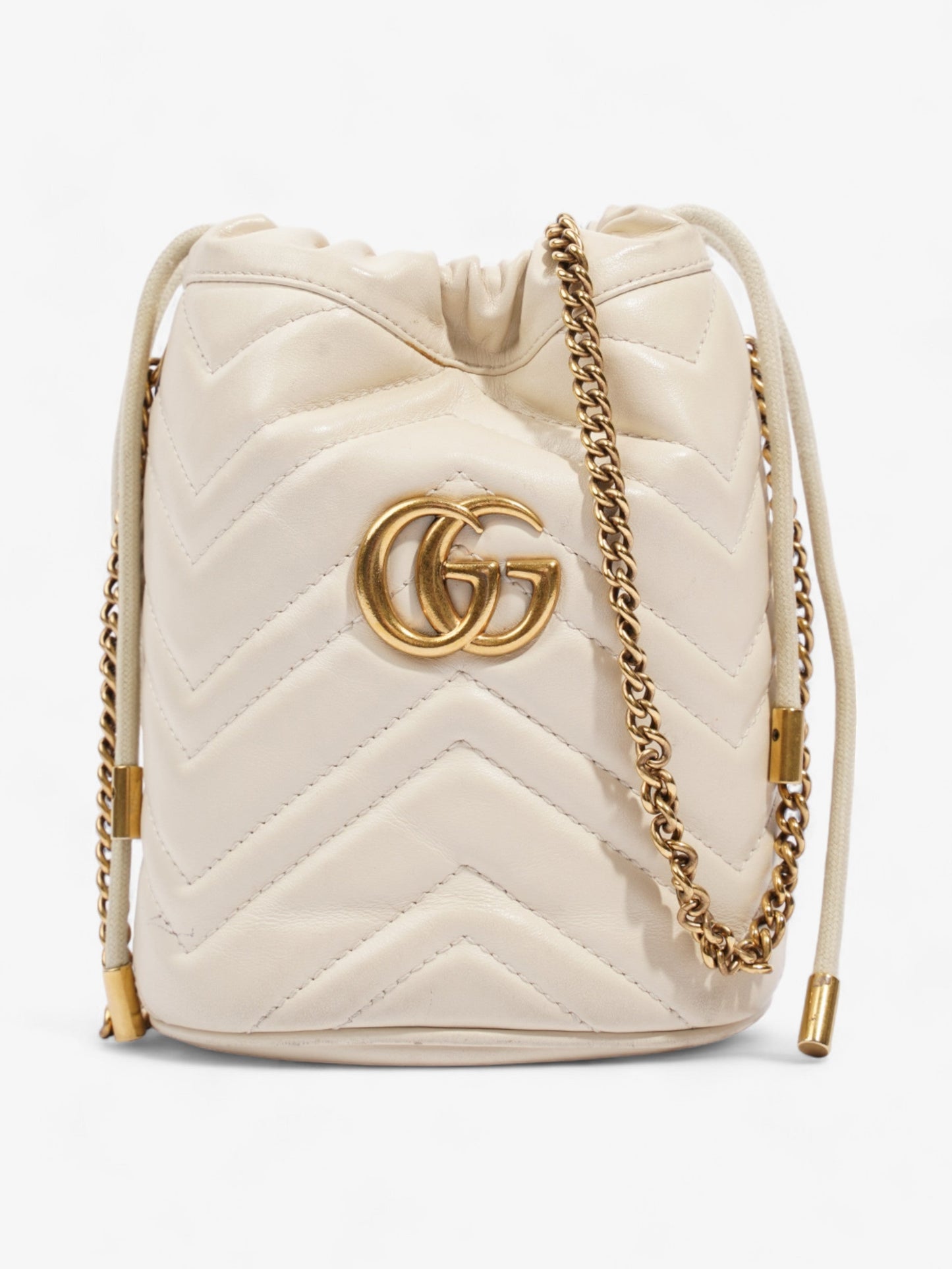 Gucci Marmont Bag Leather White Shoulder Bag