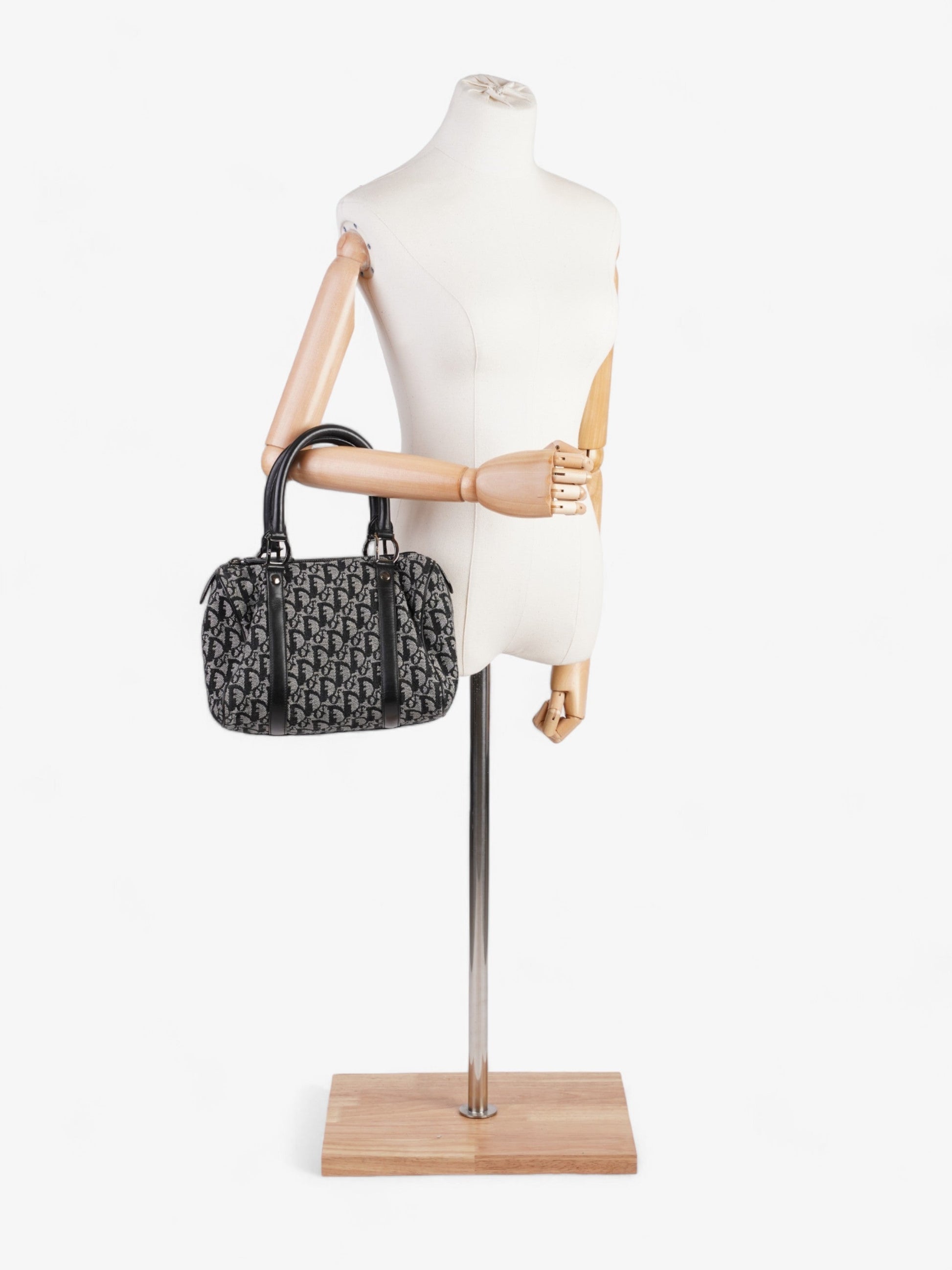 Dior Christian Trotter issimo Cotton Handbag Black Travel Bag