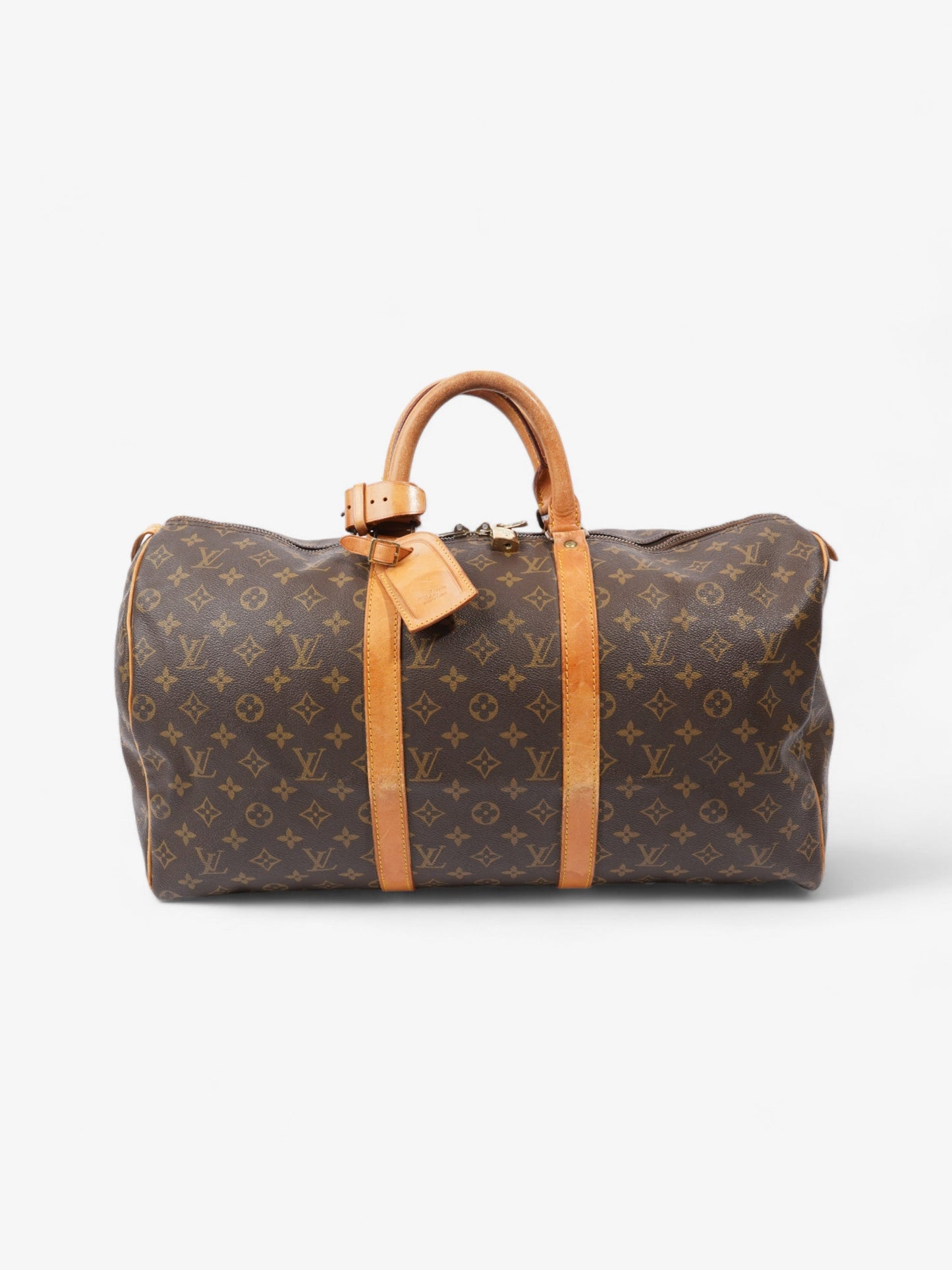 Louis Vuitton Keepall 50 Coated Monogram Canvas Coated Canvas Apparel Canvas 3