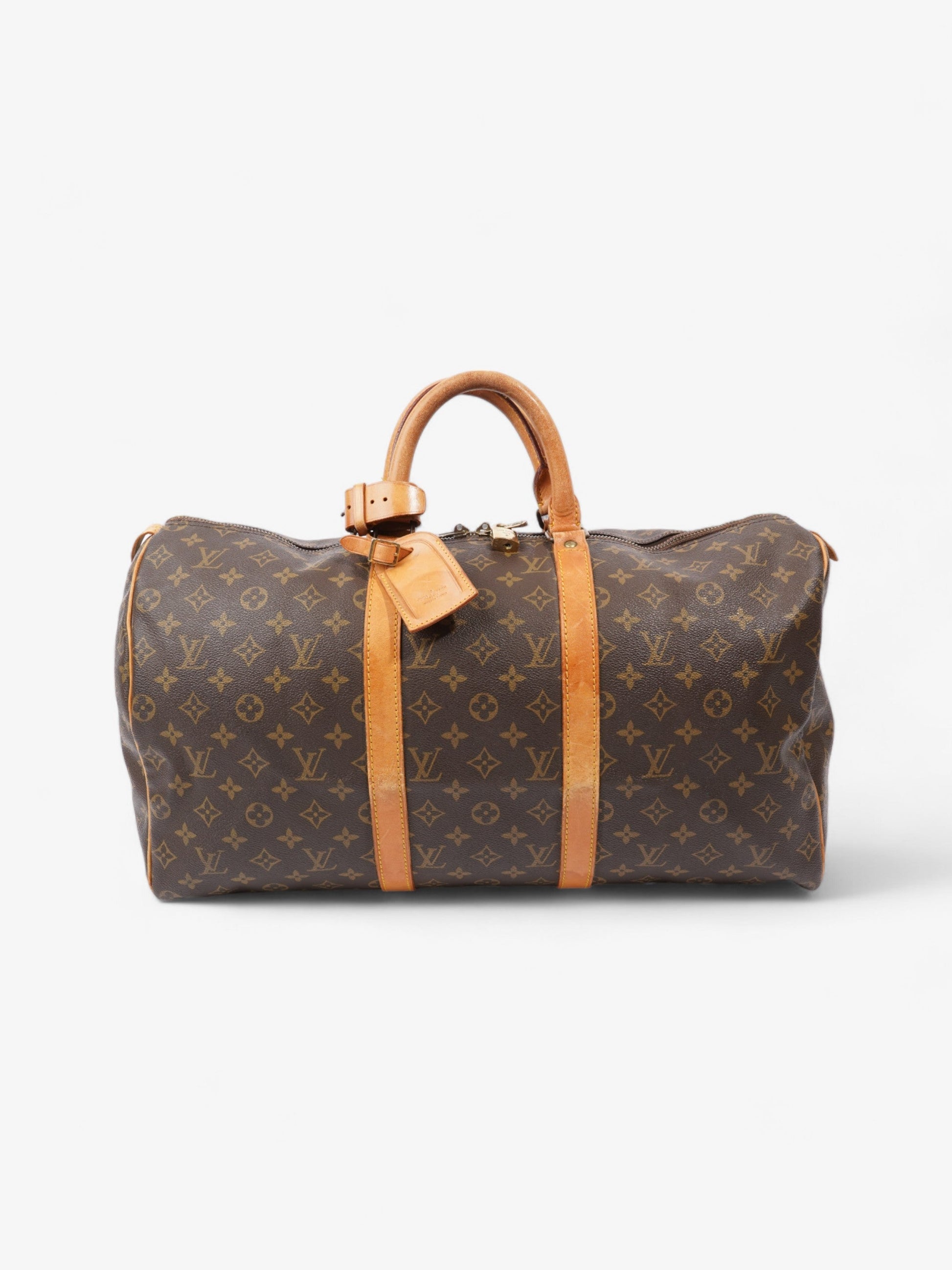 Louis Vuitton Keepall 50 Coated Monogram Canvas Coated Canvas Apparel Canvas 3