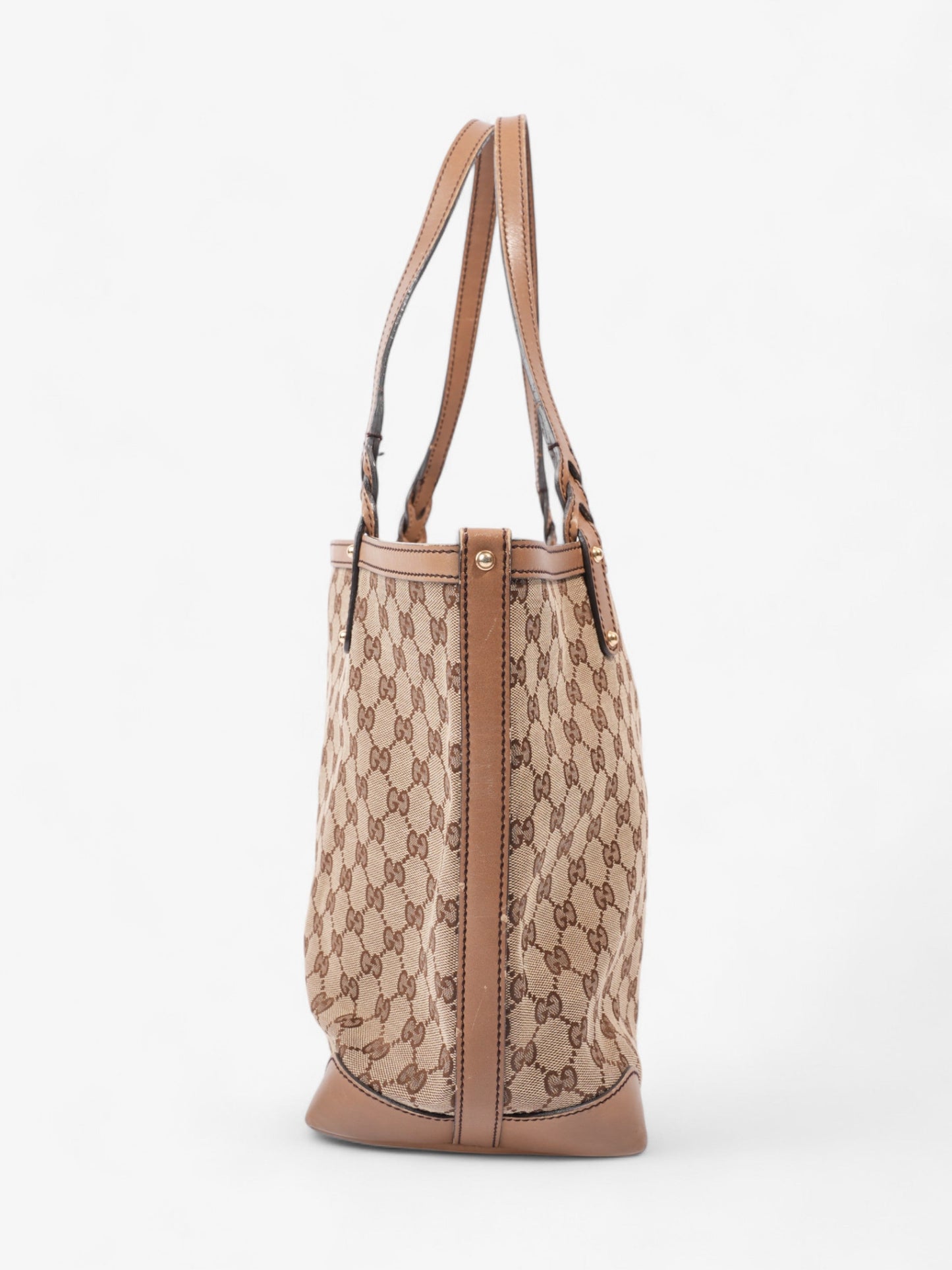 Gucci Tote Canvas Brown Tote Bag Canvas 1