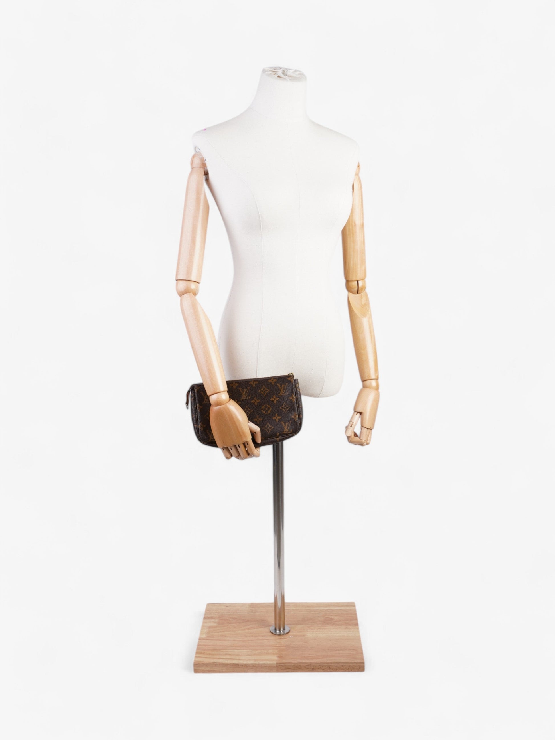 Louis Vuitton Pochette Accessoires Coated Monogram Canvas Coated Canvas Apparel