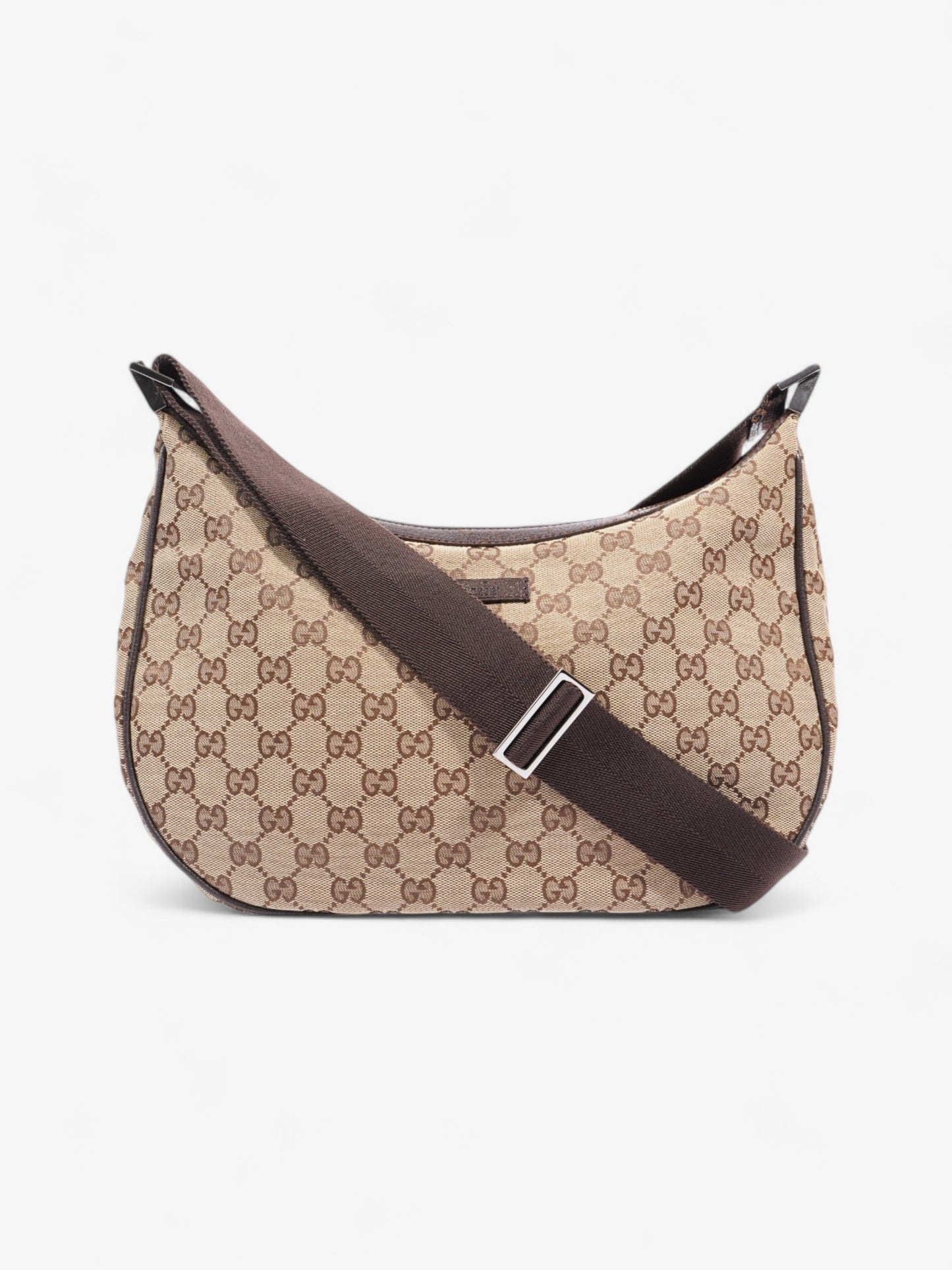 Gucci Shoulder Bag Canvas Brown