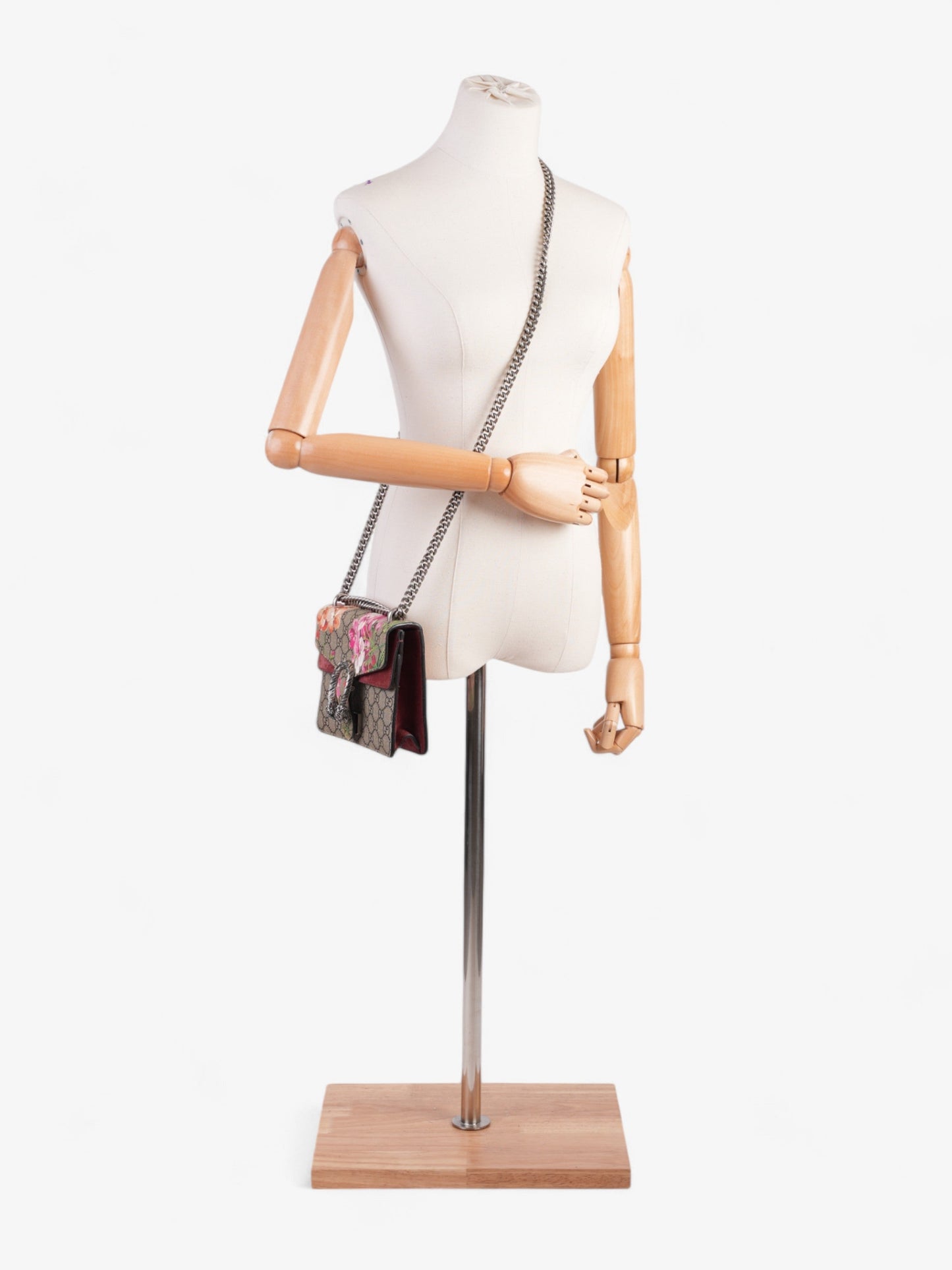 Gucci Dionysus Supreme Bloom Coated Shoulder Bag Canvas Mini Mini 1