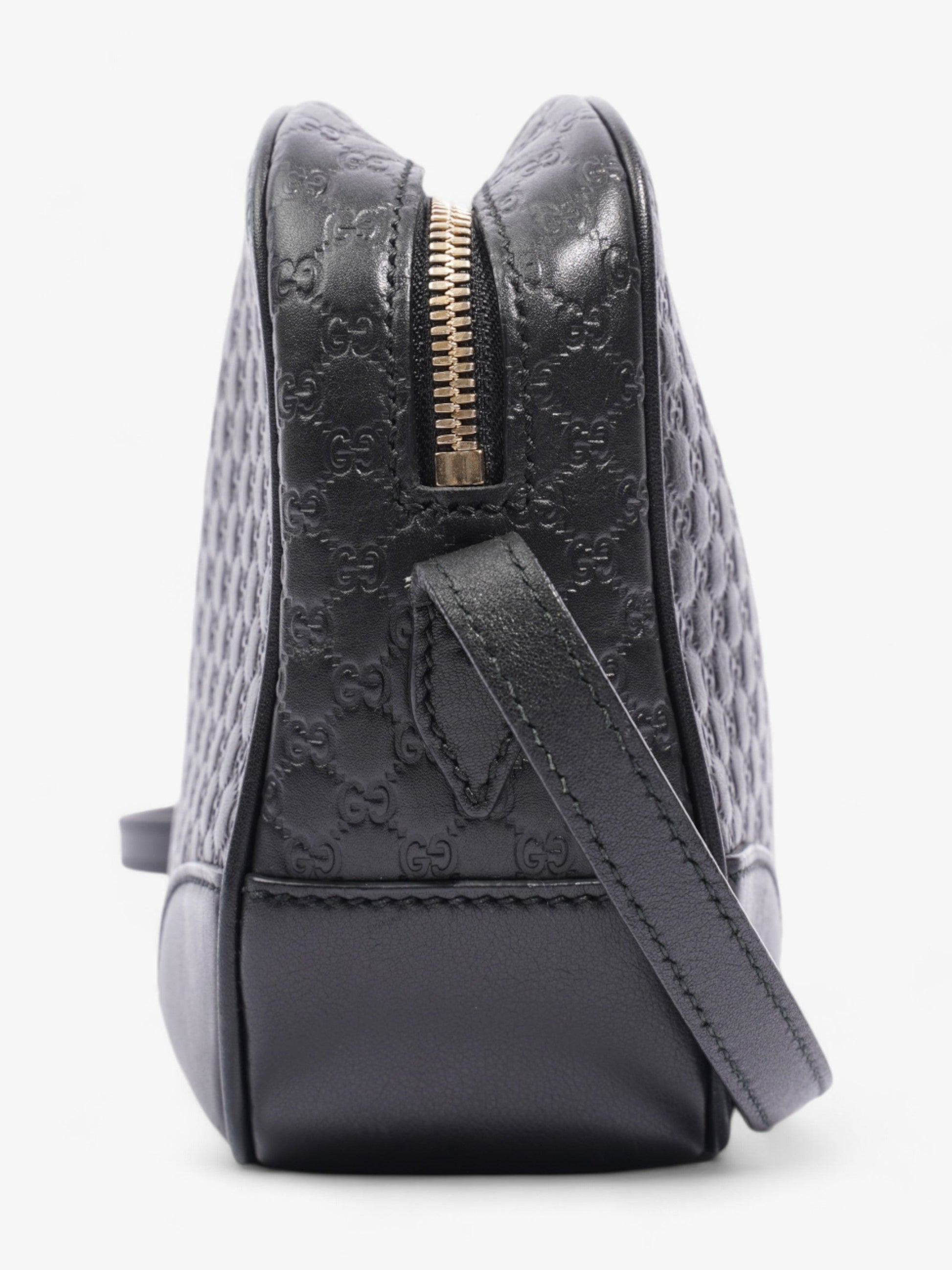 Gucci Bree ssima Shoulder Bag Leather Black