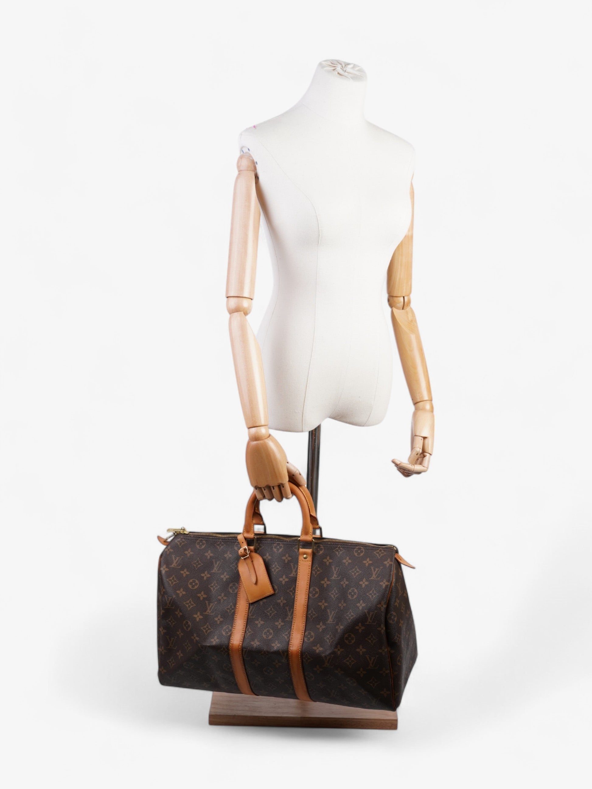 Louis Vuitton Keepall Coated 45 Monogram Canvas Coated Canvas Apparel