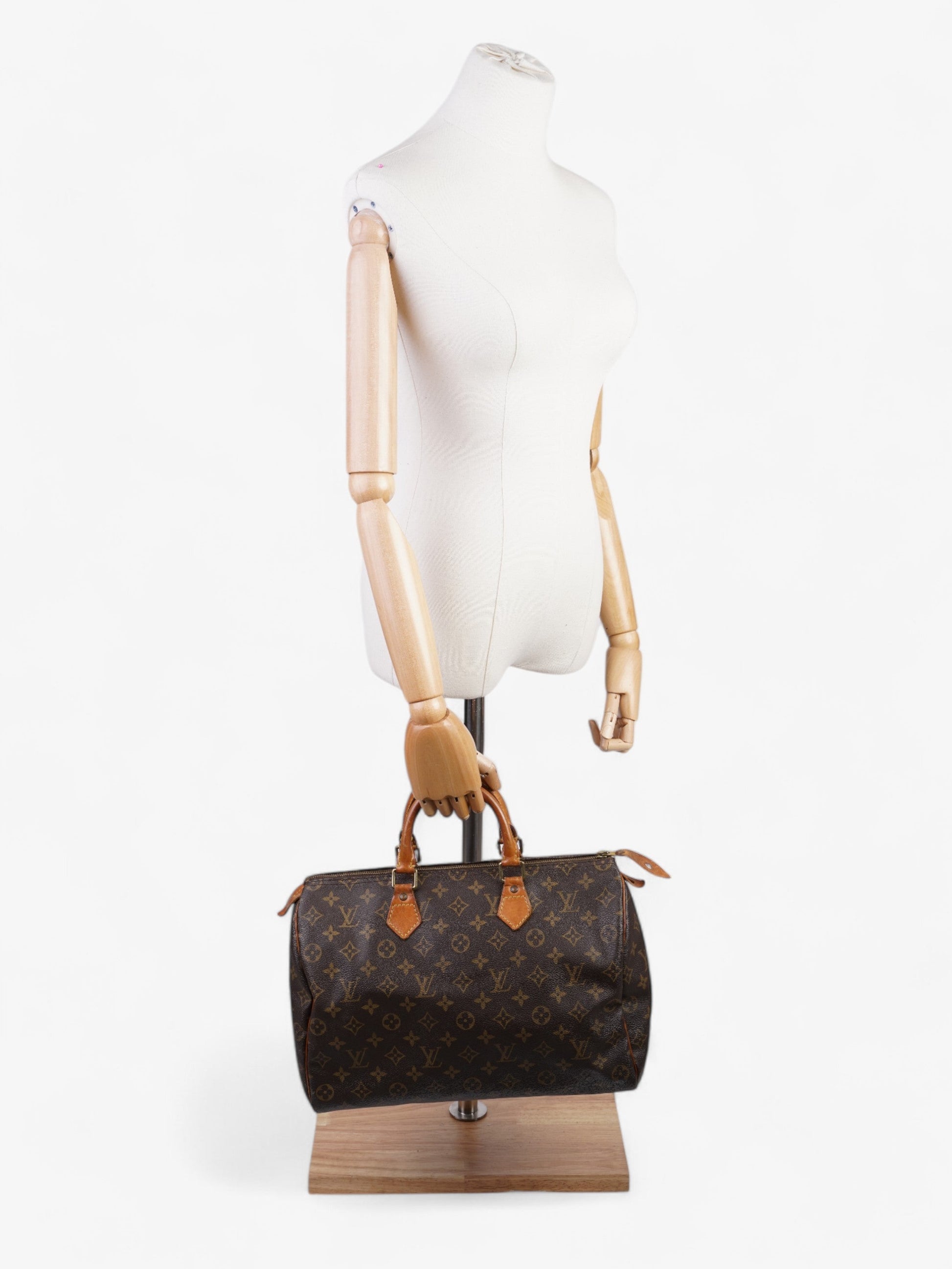 Louis Vuitton Speedy Coated 35 Monogram Canvas Coated Canvas Apparel Canvas 172