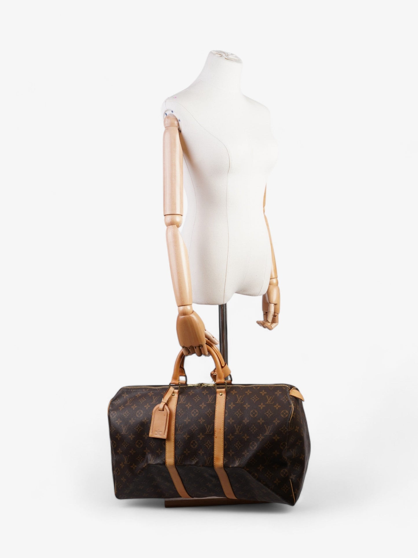 Louis Vuitton Keepall Coated 50 Monogram Canvas Coated Canvas Apparel
