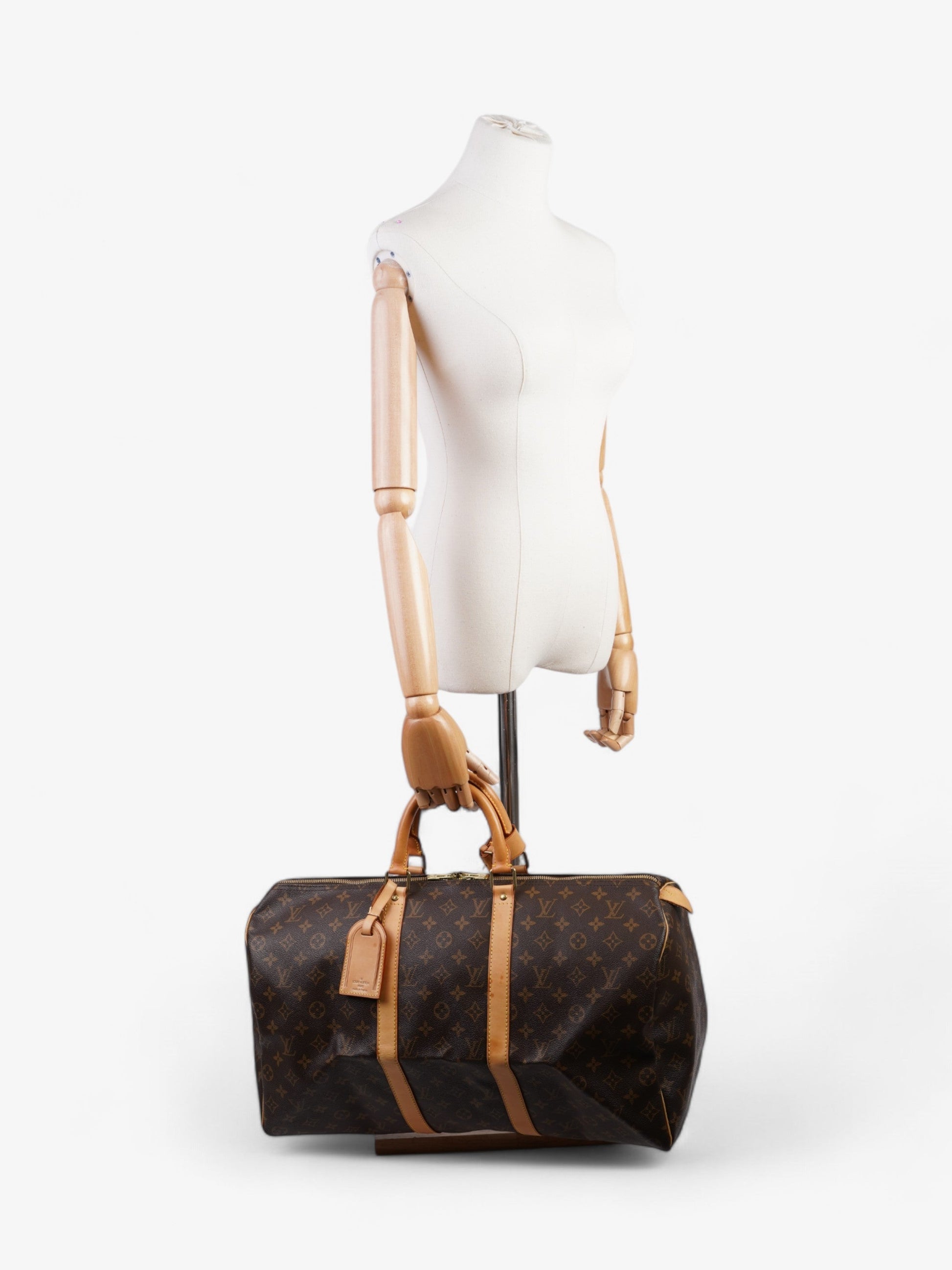 Louis Vuitton Keepall Coated 50 Monogram Canvas Coated Canvas Apparel