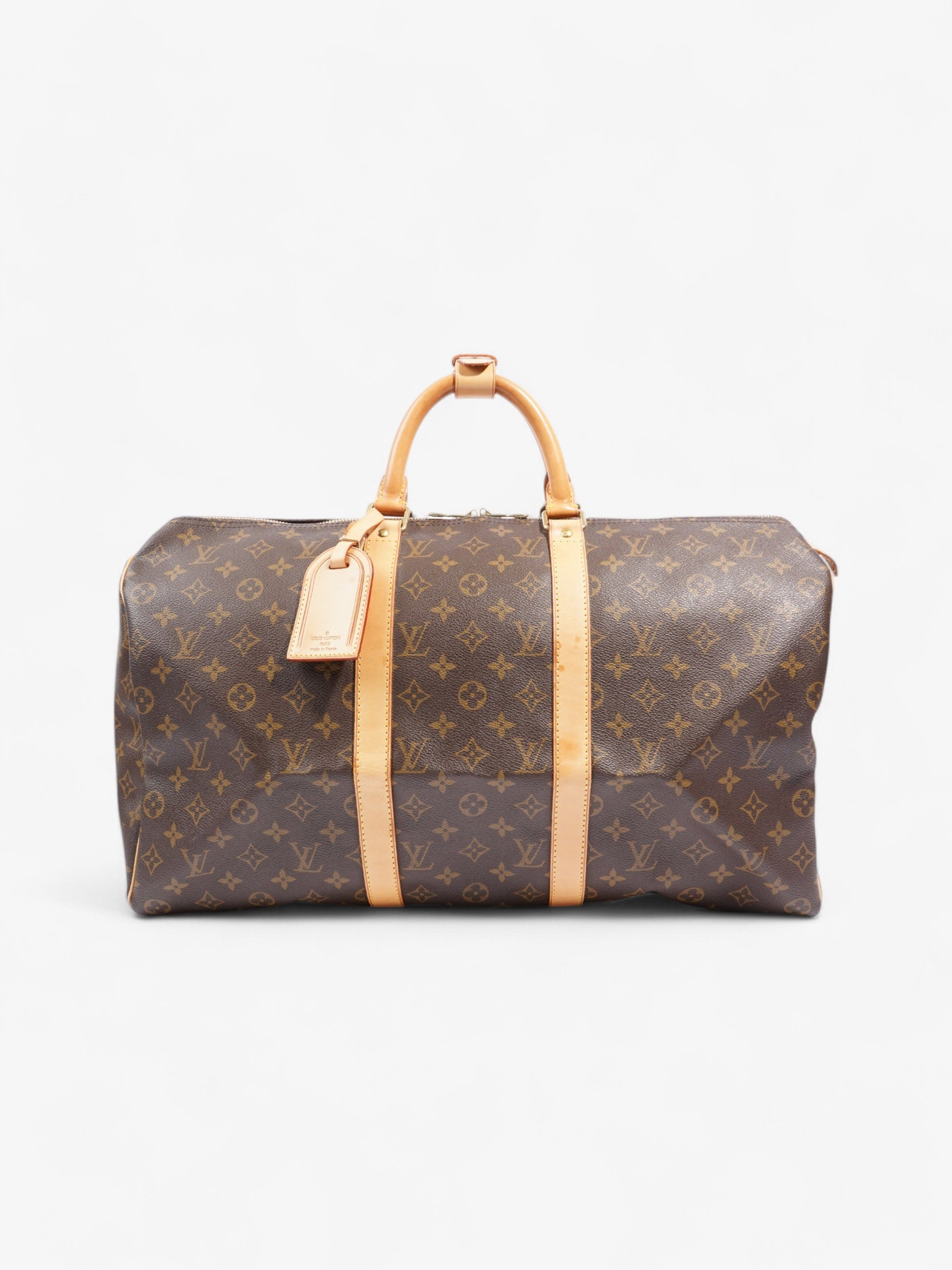 Louis Vuitton Keepall Coated 50 Monogram Canvas Coated Canvas Apparel