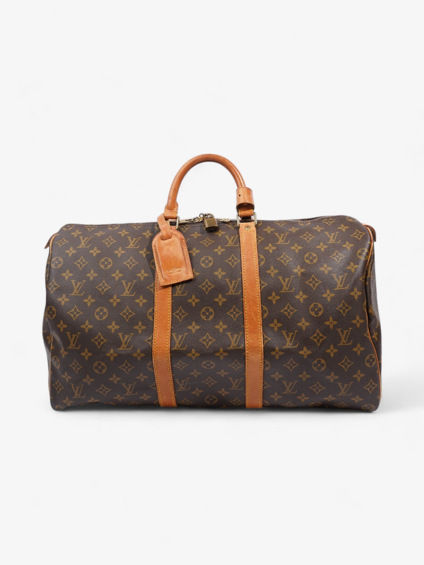 Louis Vuitton Keepall Coated 50 Monogram Canvas Coated Canvas Apparel Canvas 148