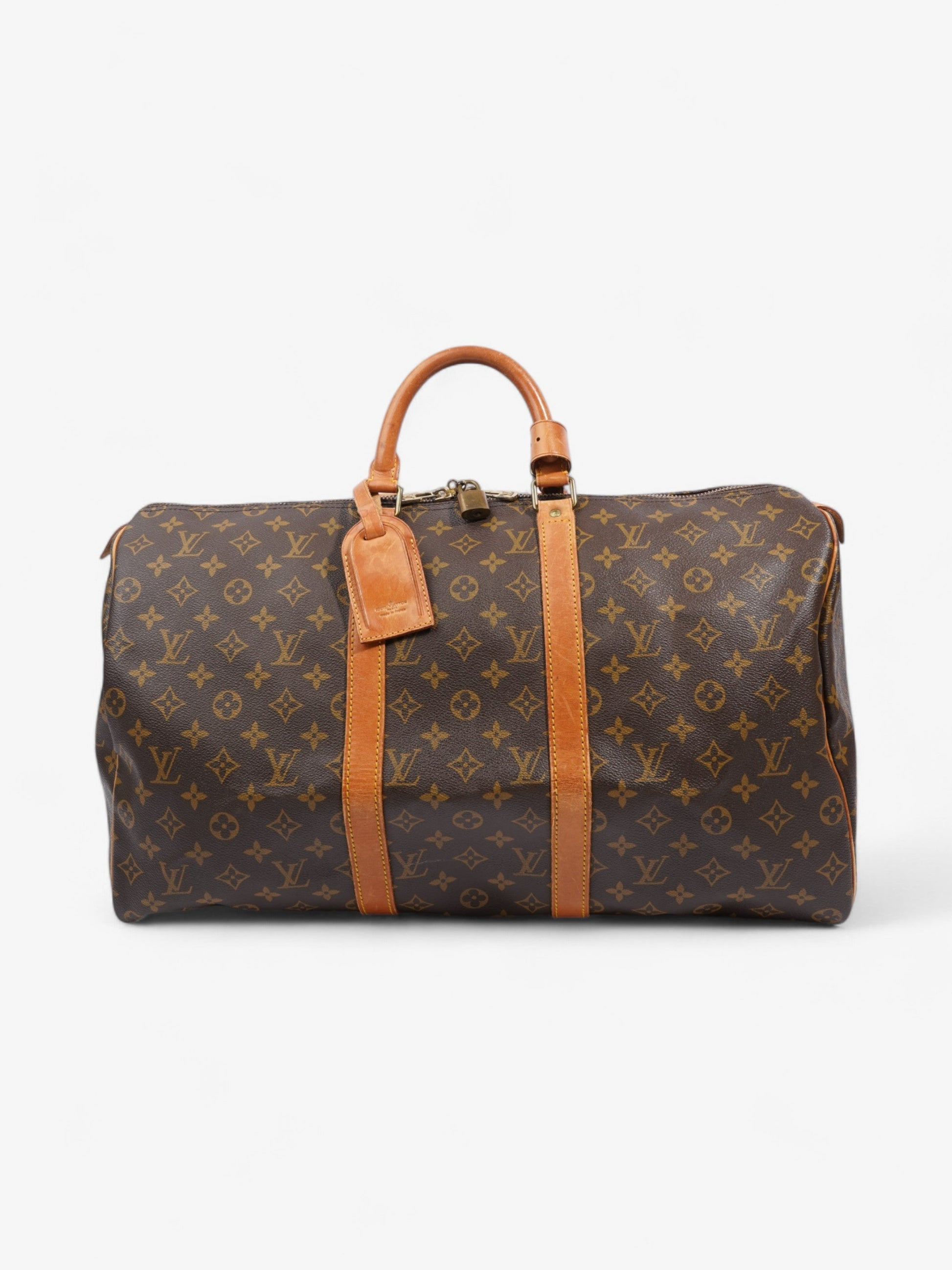 Louis Vuitton Keepall Coated 50 Monogram Canvas Coated Canvas Apparel Canvas 148
