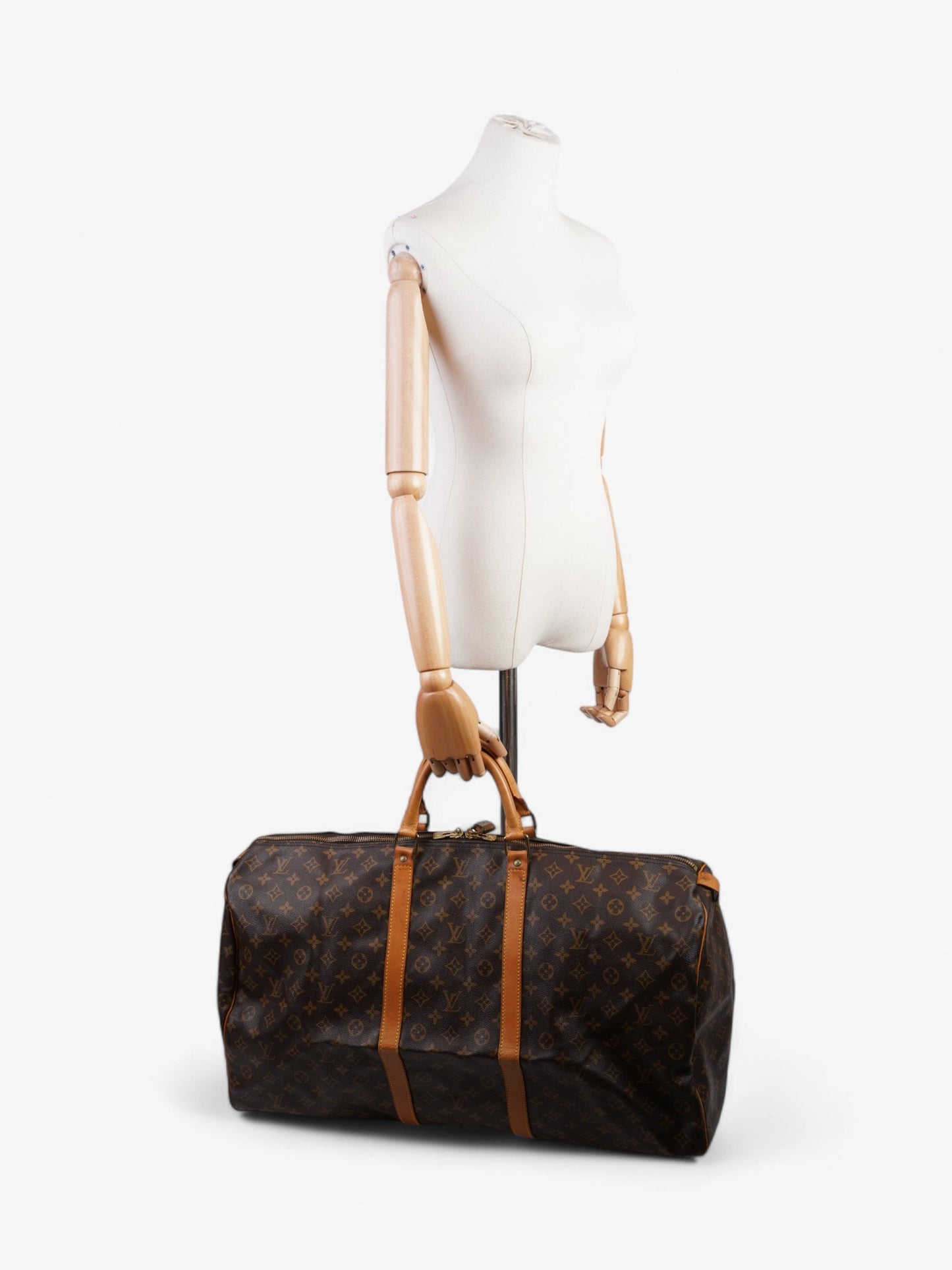 Louis Vuitton Keepall Coated 65 Monogram Canvas Coated Canvas Apparel