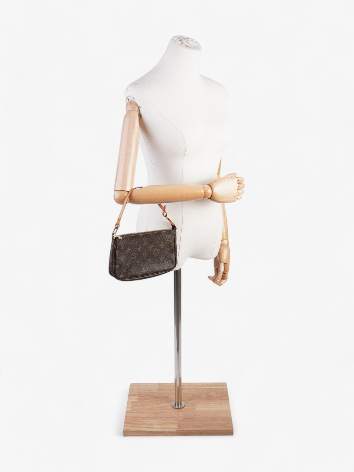 Louis Vuitton Pochette Accessoires Coated Monogram Canvas Coated Canvas Apparel Canvas 100