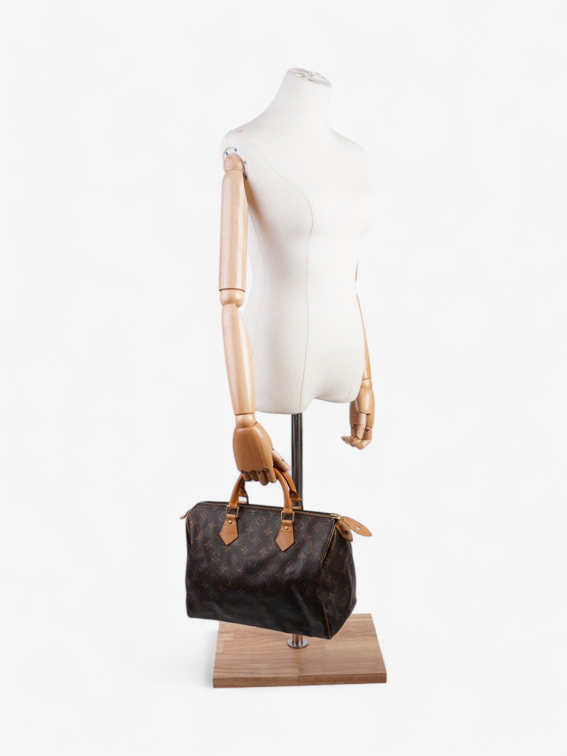 Louis Vuitton Speedy Coated 30 Monogram Canvas Coated Canvas Apparel Canvas 175