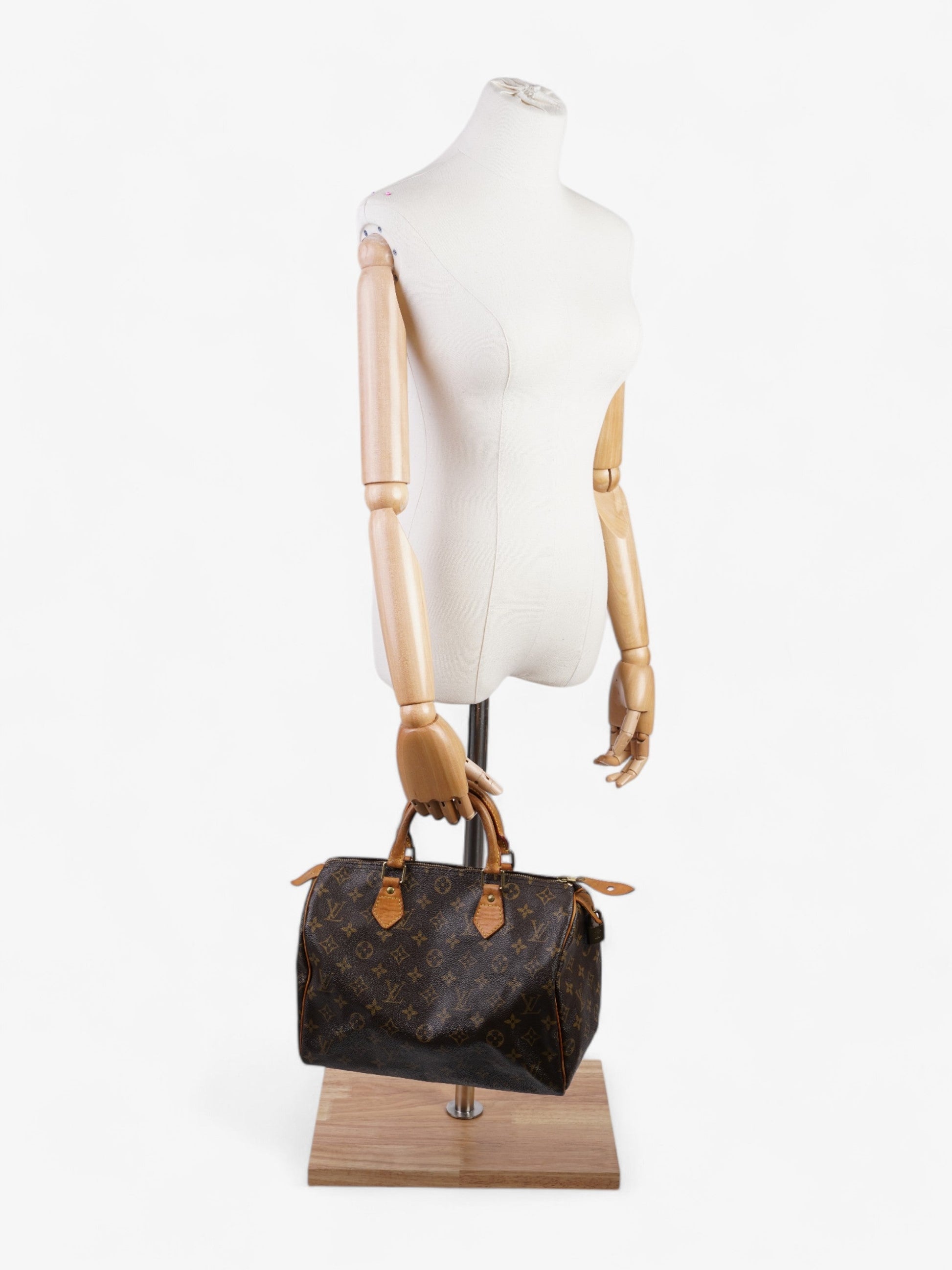 Louis Vuitton Speedy Coated 30 Monogram Canvas Coated Canvas Apparel Canvas 181