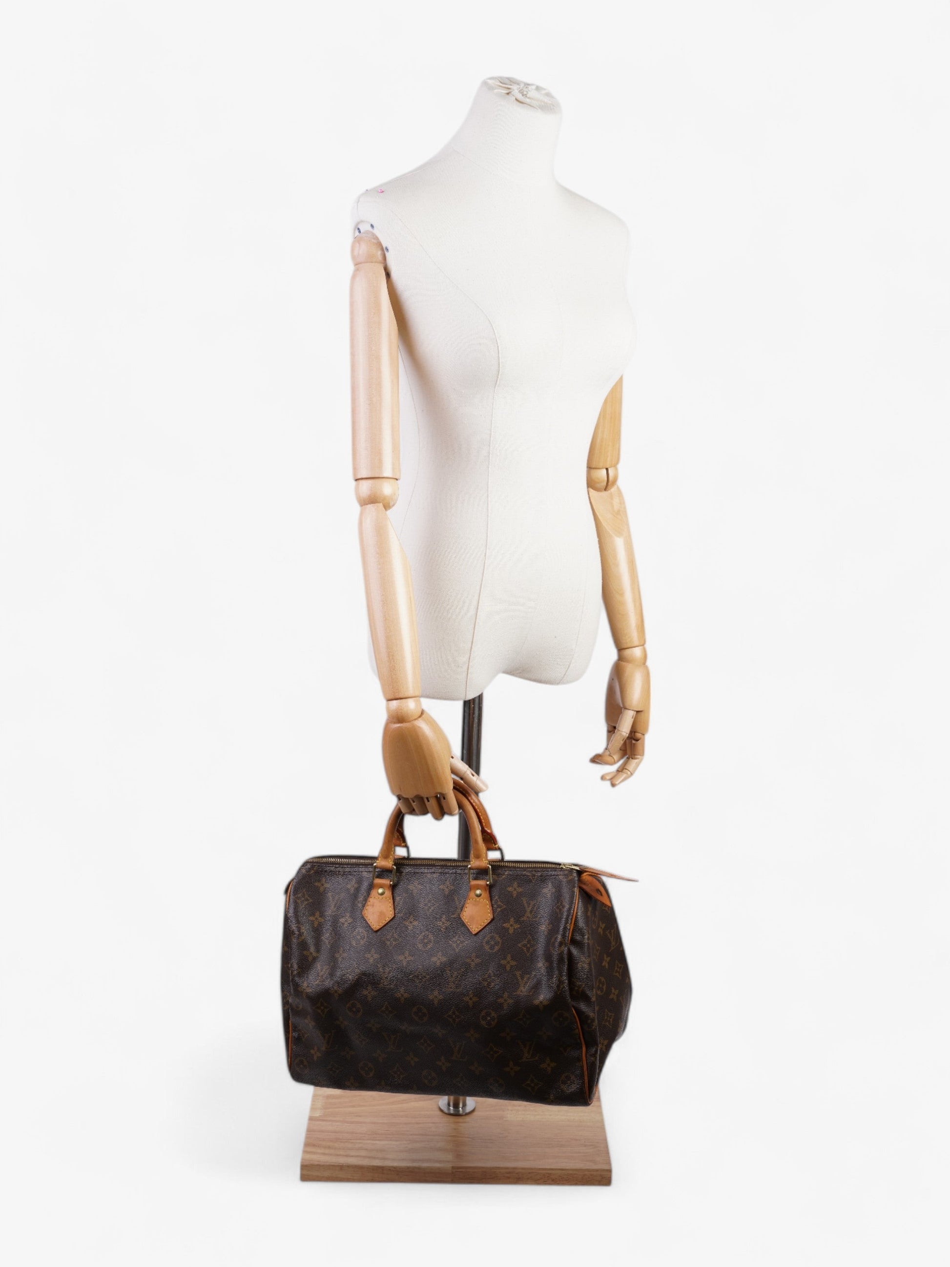 Louis Vuitton Speedy Coated 35 Monogram Canvas Coated Canvas Apparel Canvas 180