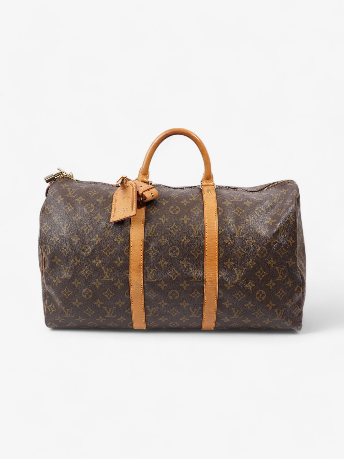 Louis Vuitton Keepall Coated 50 Monogram Canvas Coated Canvas Apparel Canvas 155