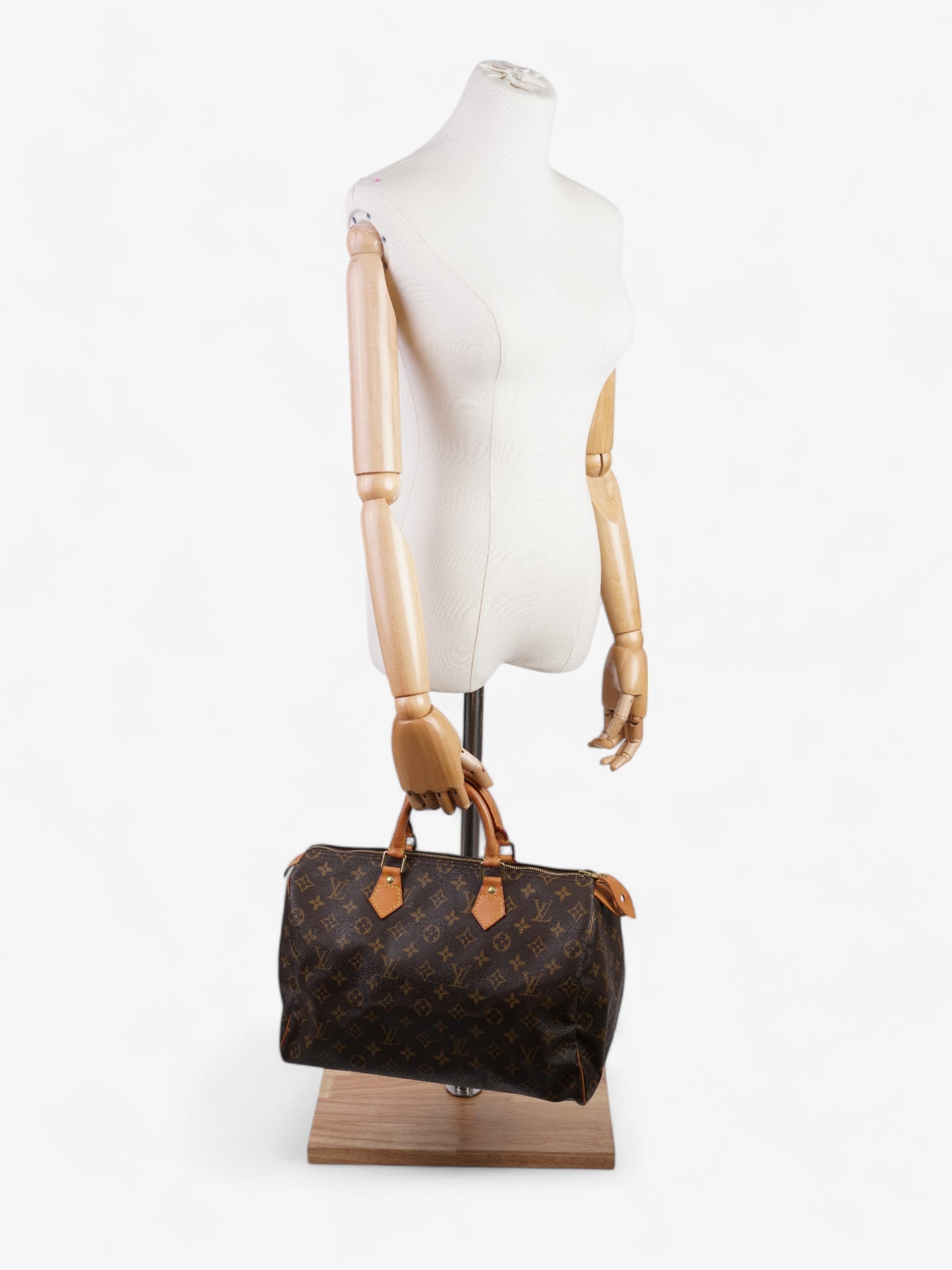 Louis Vuitton Speedy Coated 35 Monogram Canvas Coated Canvas Apparel Canvas 182