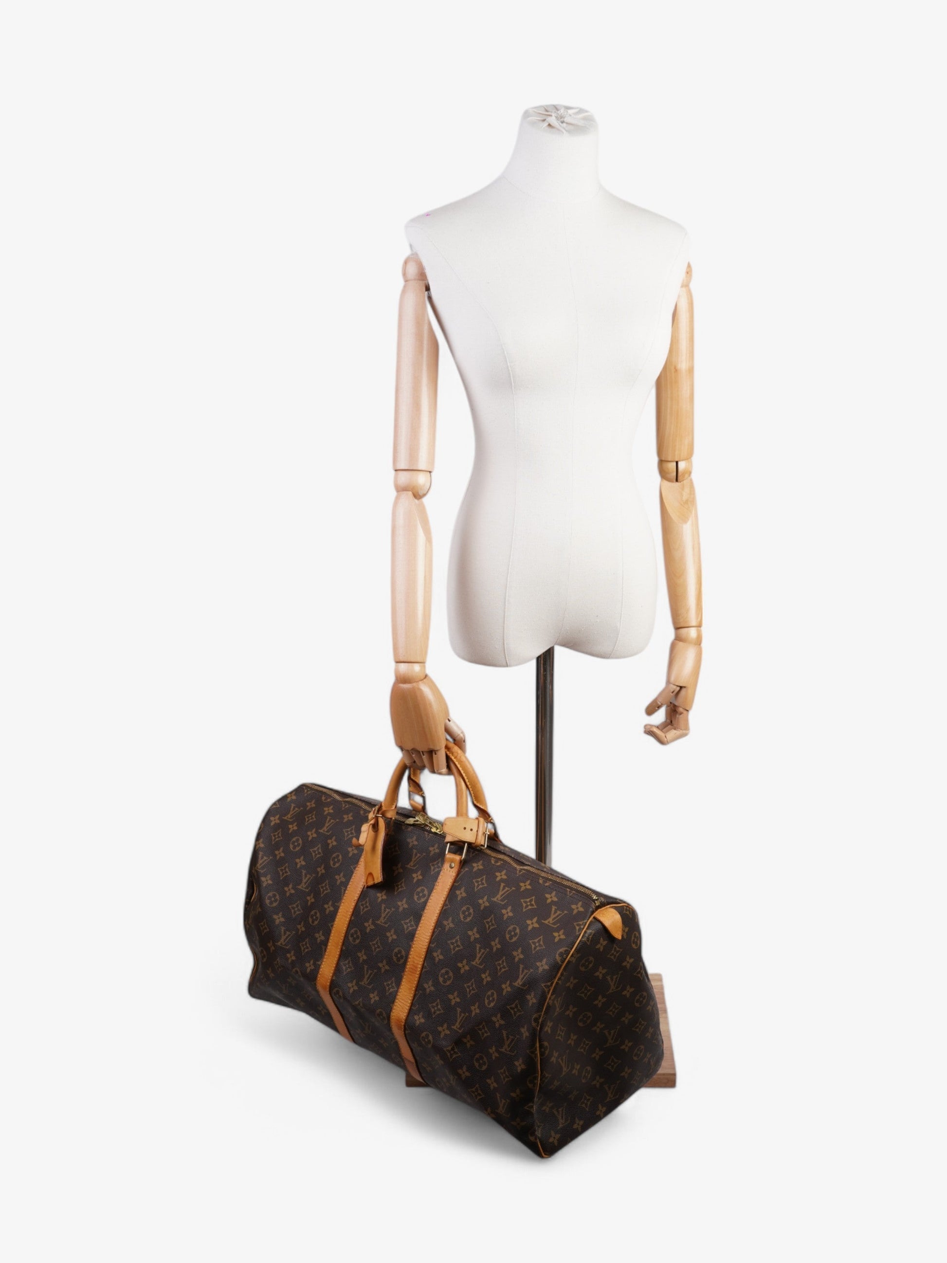 Louis Vuitton Keepall Coated 55 Monogram Canvas Coated Canvas Apparel Canvas 171