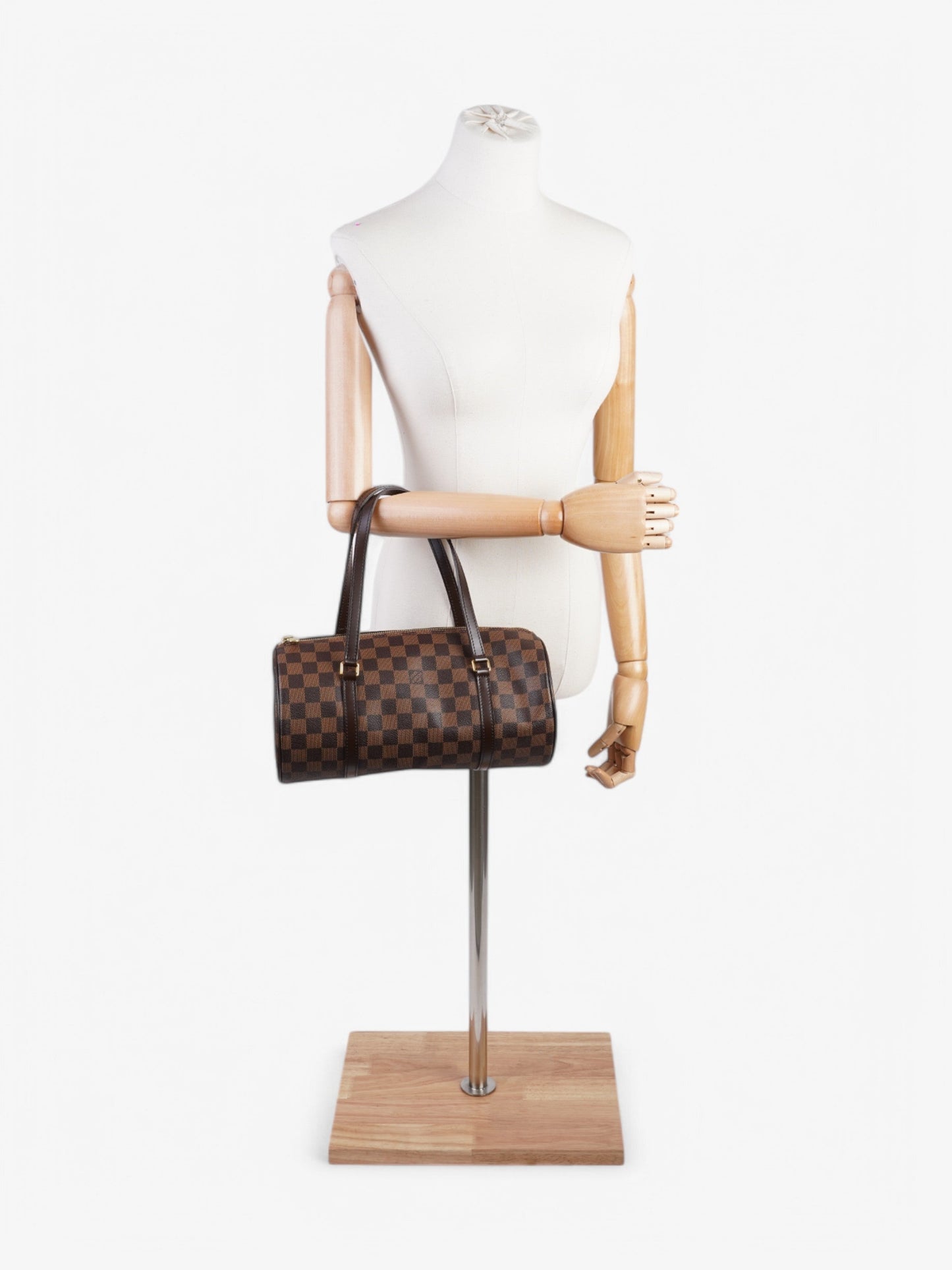 Louis Vuitton Papillon Ebene Coated 30 Damier Canvas Coated Canvas Apparel Canvas 45