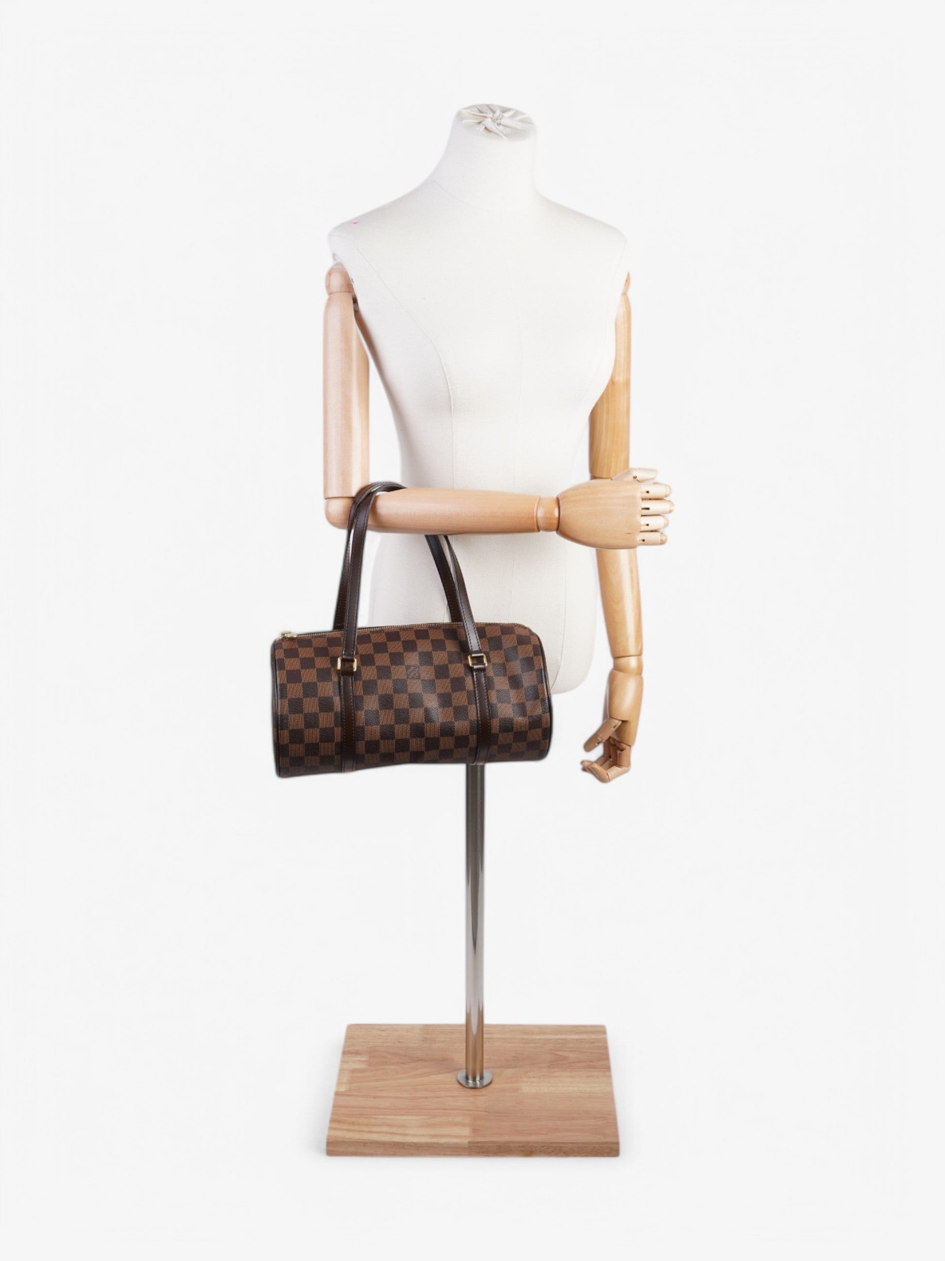 Louis Vuitton Papillon Ebene Coated 30 Damier Canvas Coated Canvas Apparel Canvas 45