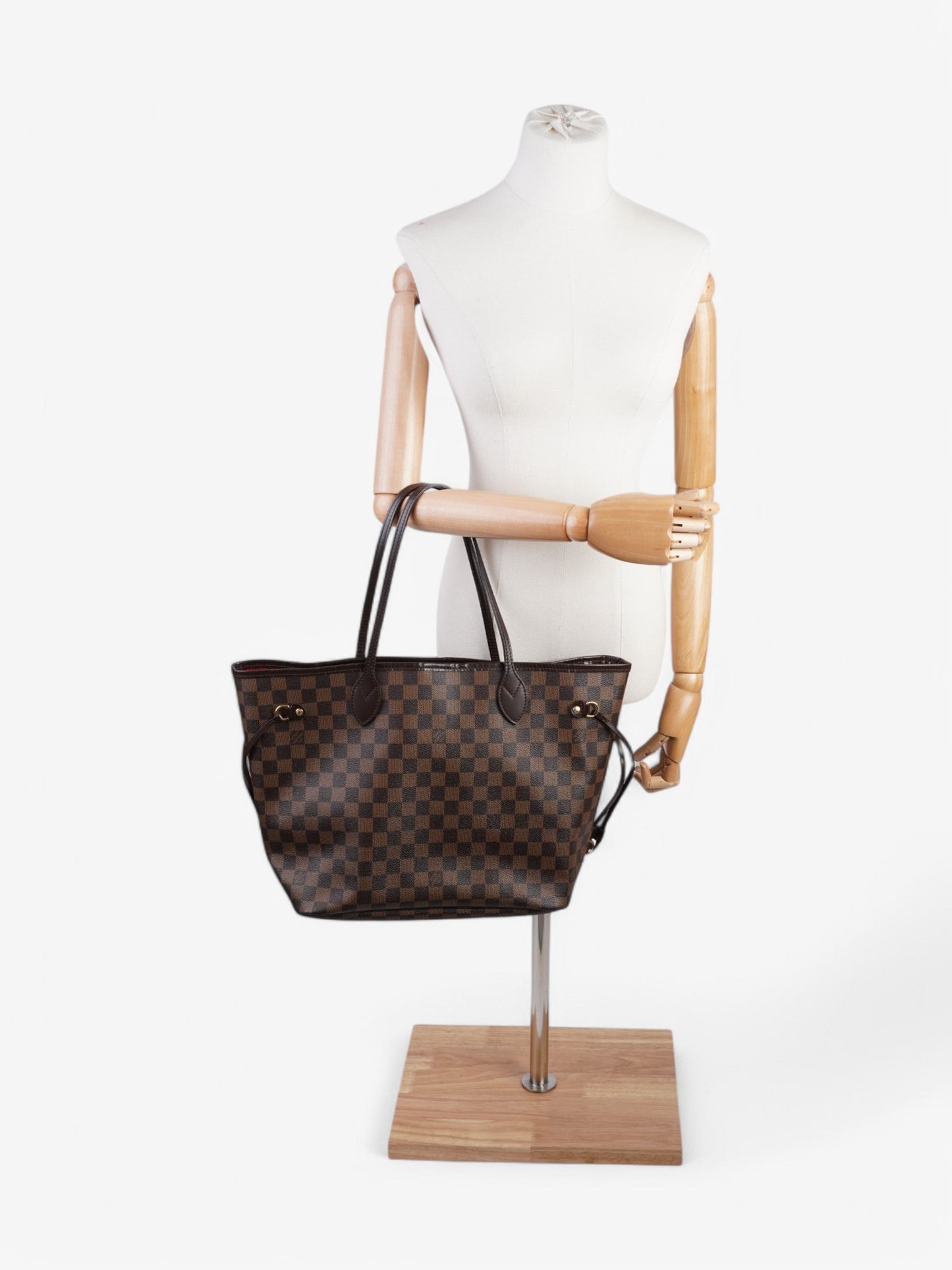 Louis Vuitton Neverfull Ebene Coated MM Damier Canvas Coated Canvas Apparel Mm 59
