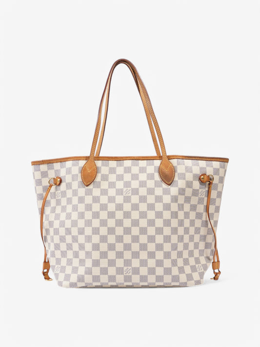 Louis Vuitton Neverfull Azur Coated MM Damier Canvas Coated Canvas Apparel Mm 20