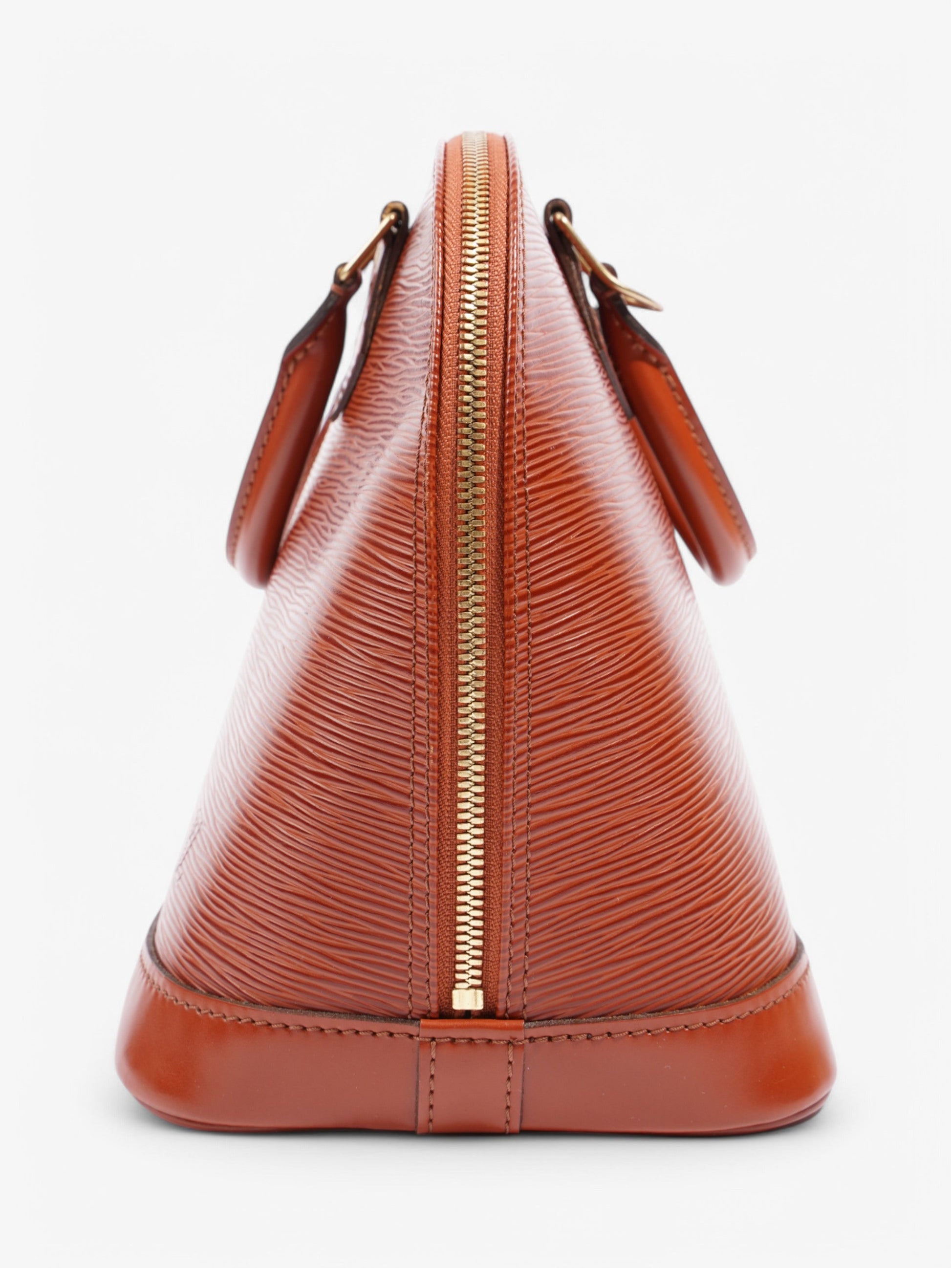 Louis Vuitton Alma Burnt PM Epi Leather Red Orange Handbag