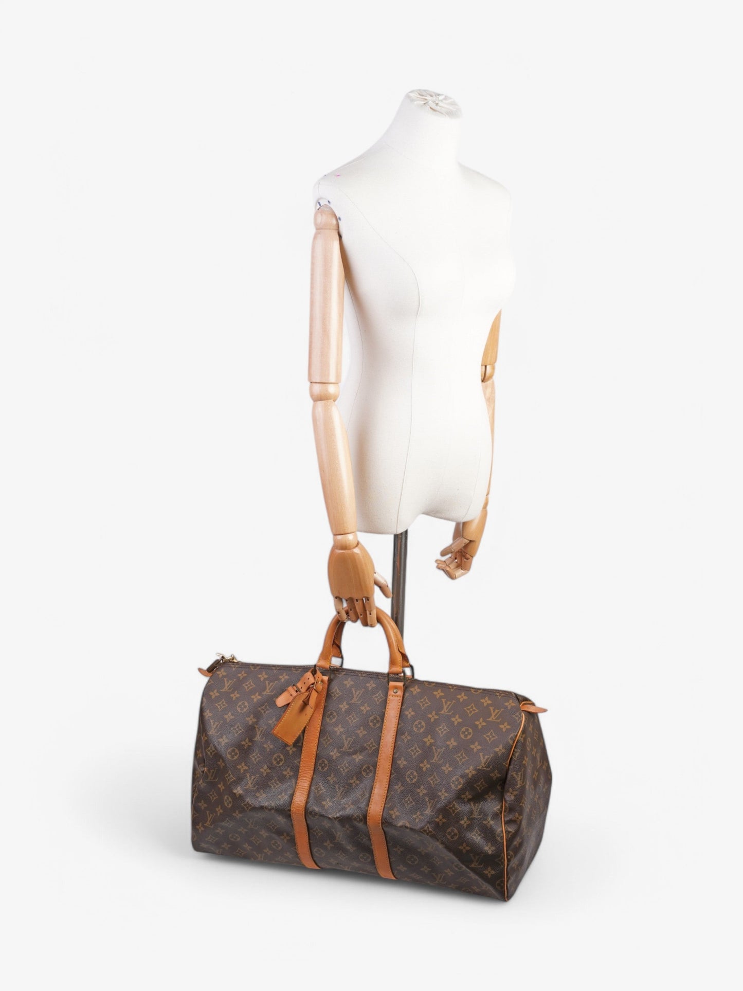 Louis Vuitton Keepall Coated 55 Monogram Canvas Coated Canvas Apparel Canvas 161