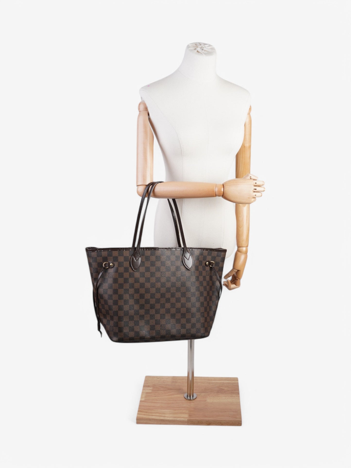 Louis Vuitton Neverfull Ebene Coated MM Damier Canvas Coated Canvas Apparel Mm 54