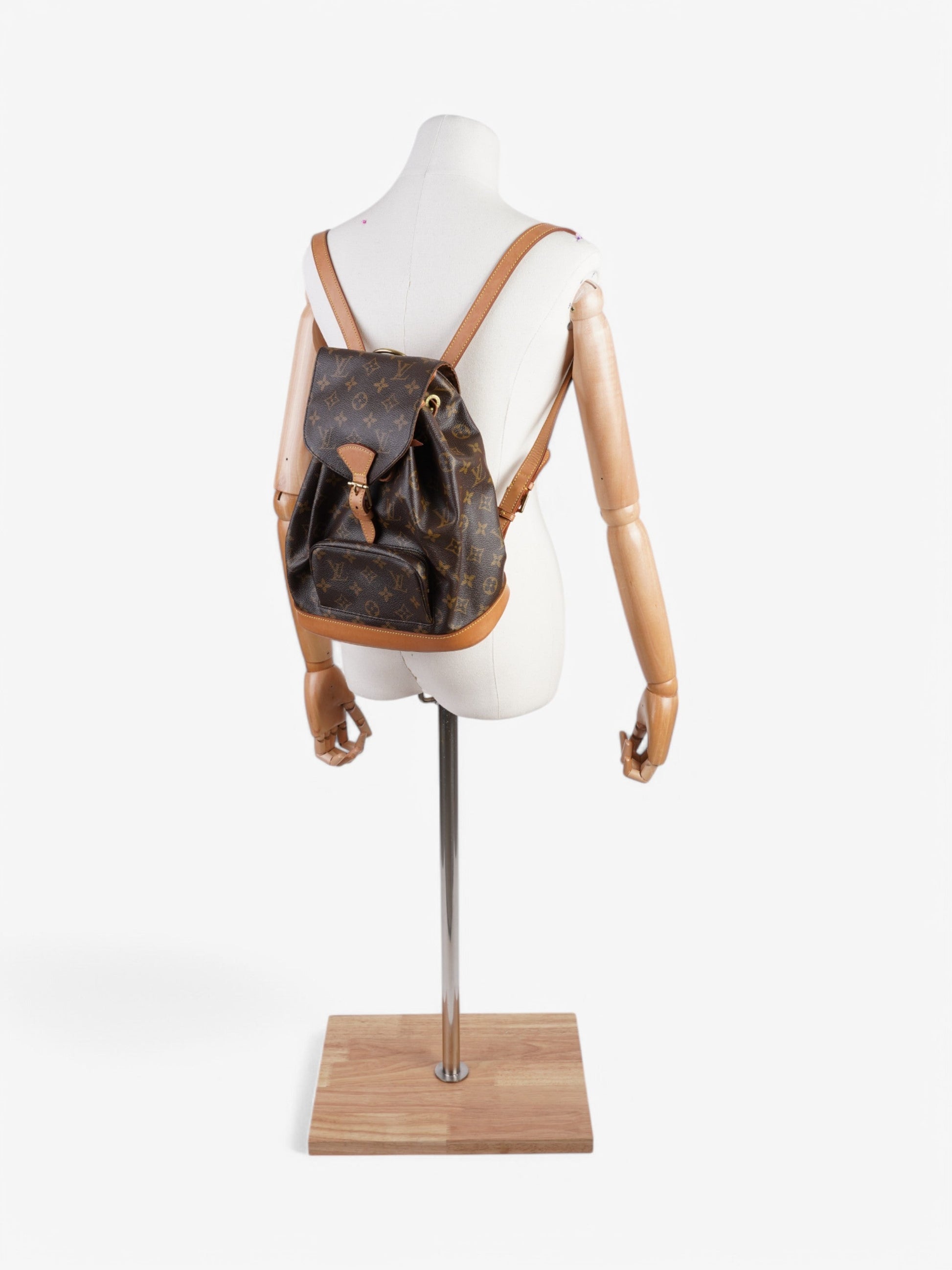 Louis Vuitton Montsouris Coated MM Monogram Canvas Coated Canvas Apparel Mm 6