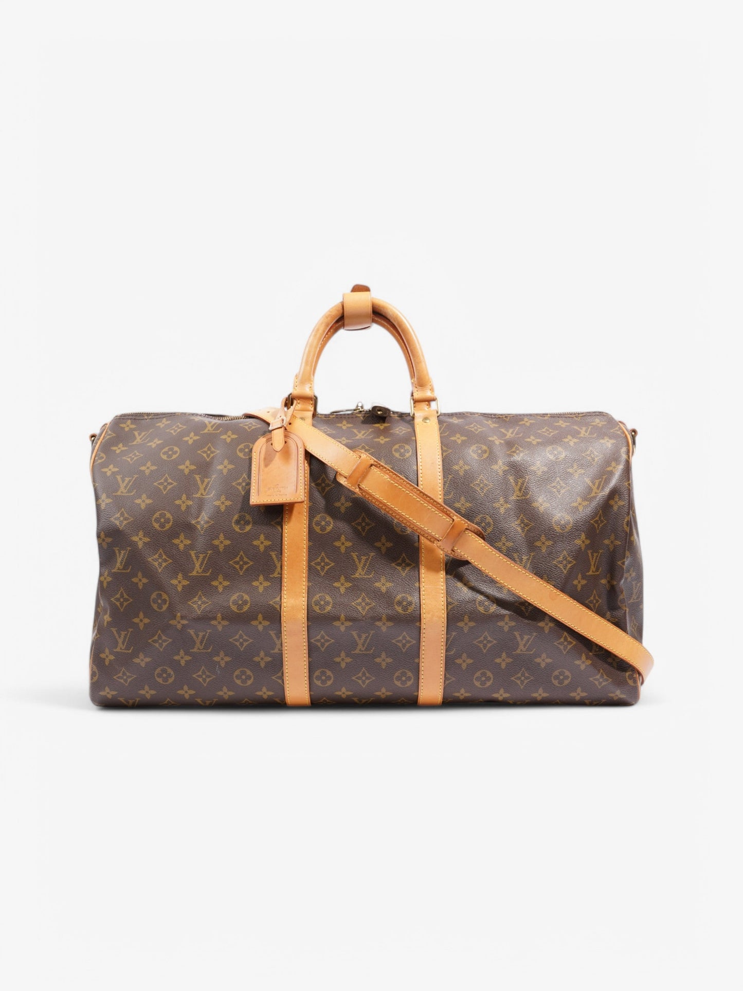 Louis Vuitton Keepall Bandouliere Coated 55 Monogram Canvas Coated Canvas Apparel Canvas 81
