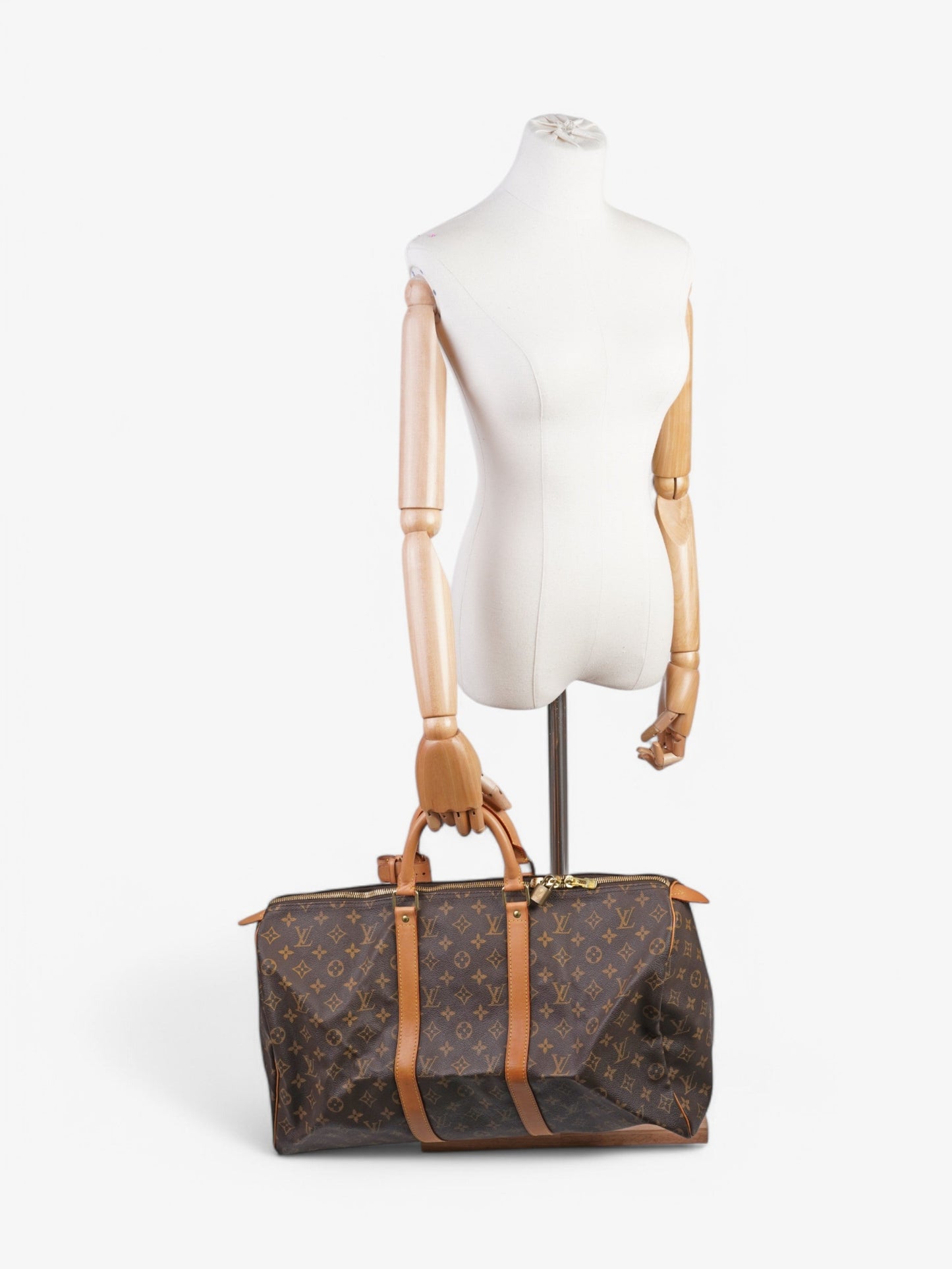 Louis Vuitton Keepall Coated 50 Monogram Canvas Coated Canvas Apparel Canvas 175