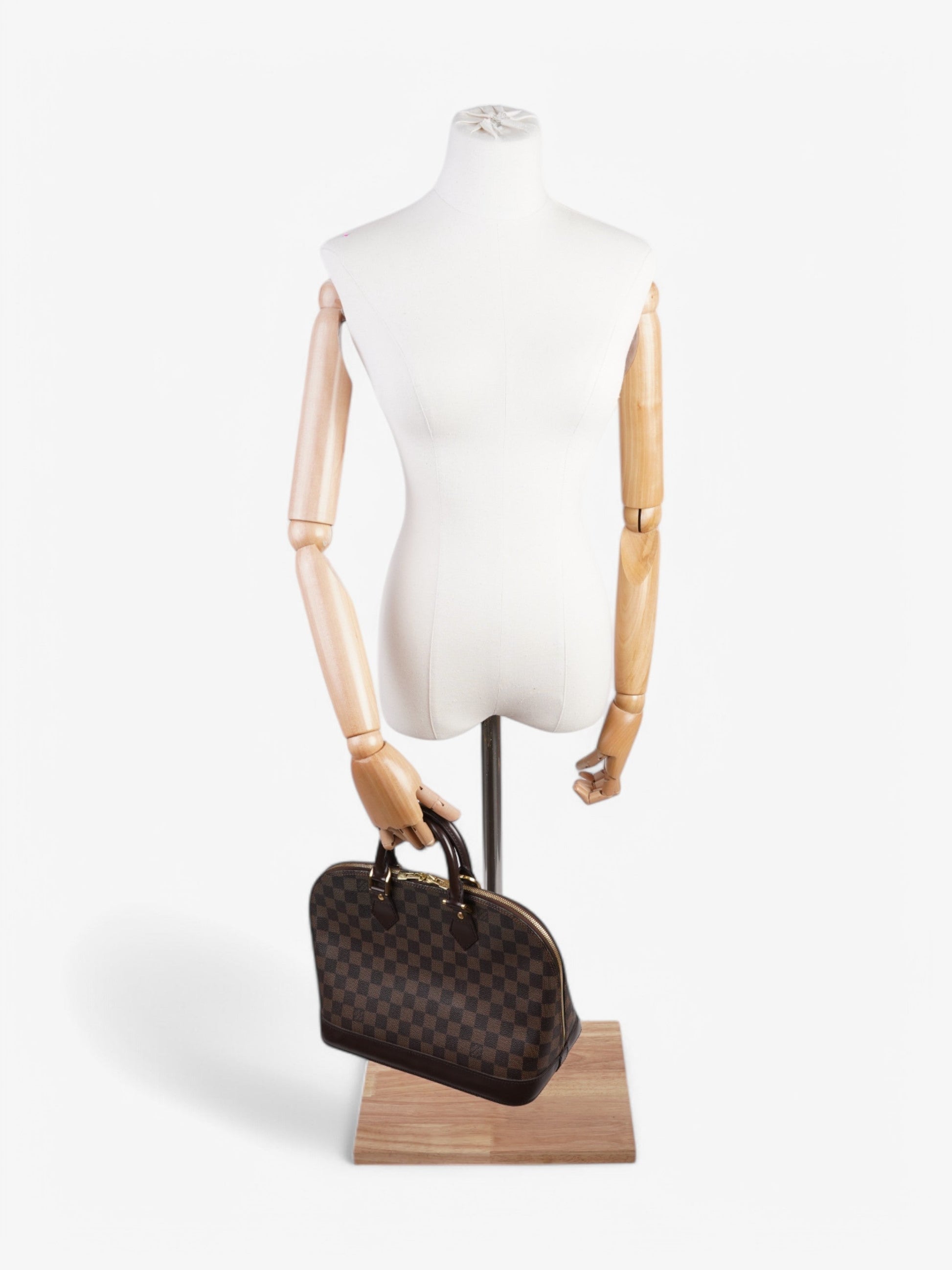 Louis Vuitton Alma Ebene Coated PM Damier Canvas Coated Canvas Apparel Pm 7