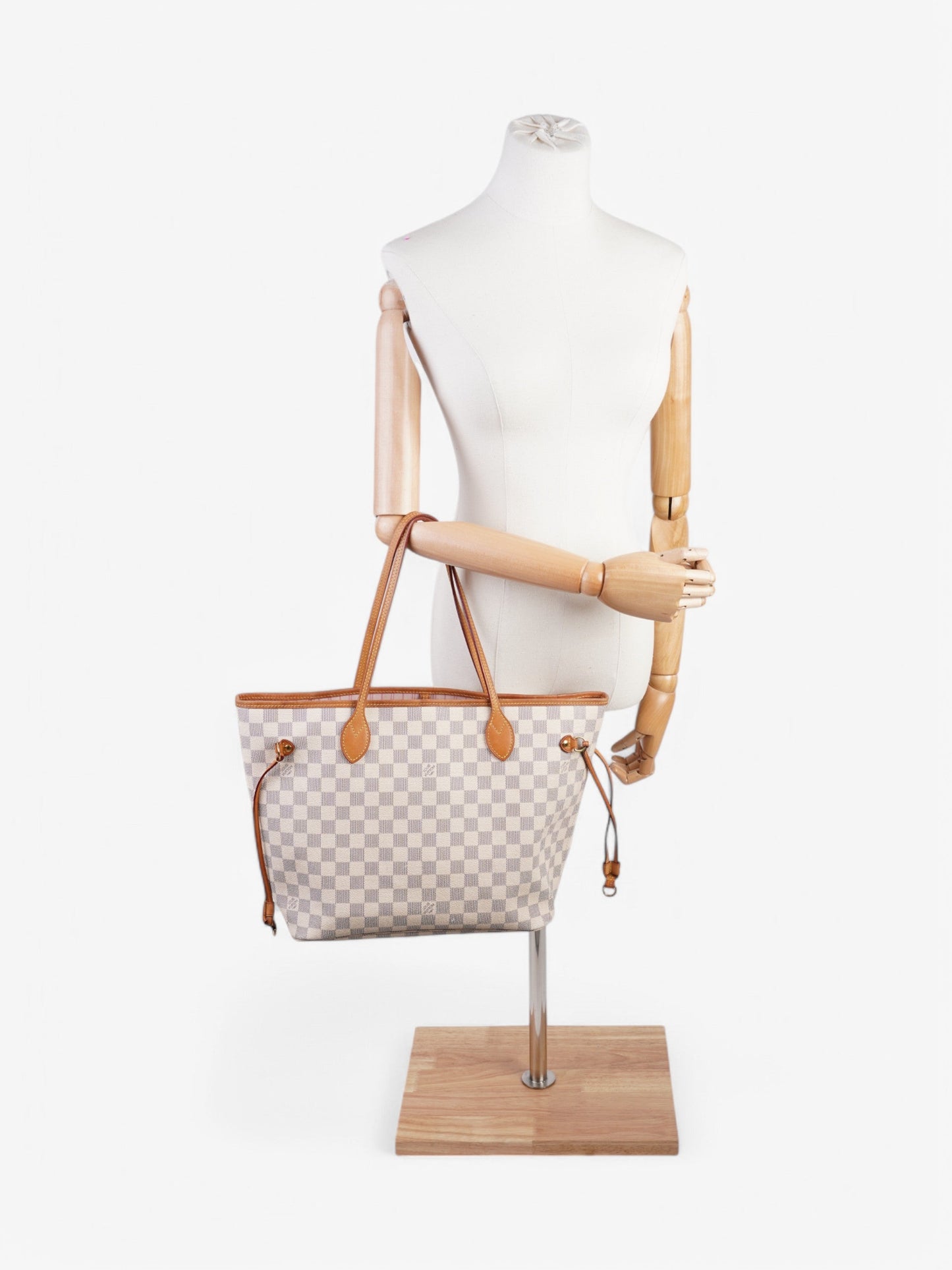 Louis Vuitton Neverfull Azur Coated MM Damier Canvas Coated Canvas Apparel Mm 19