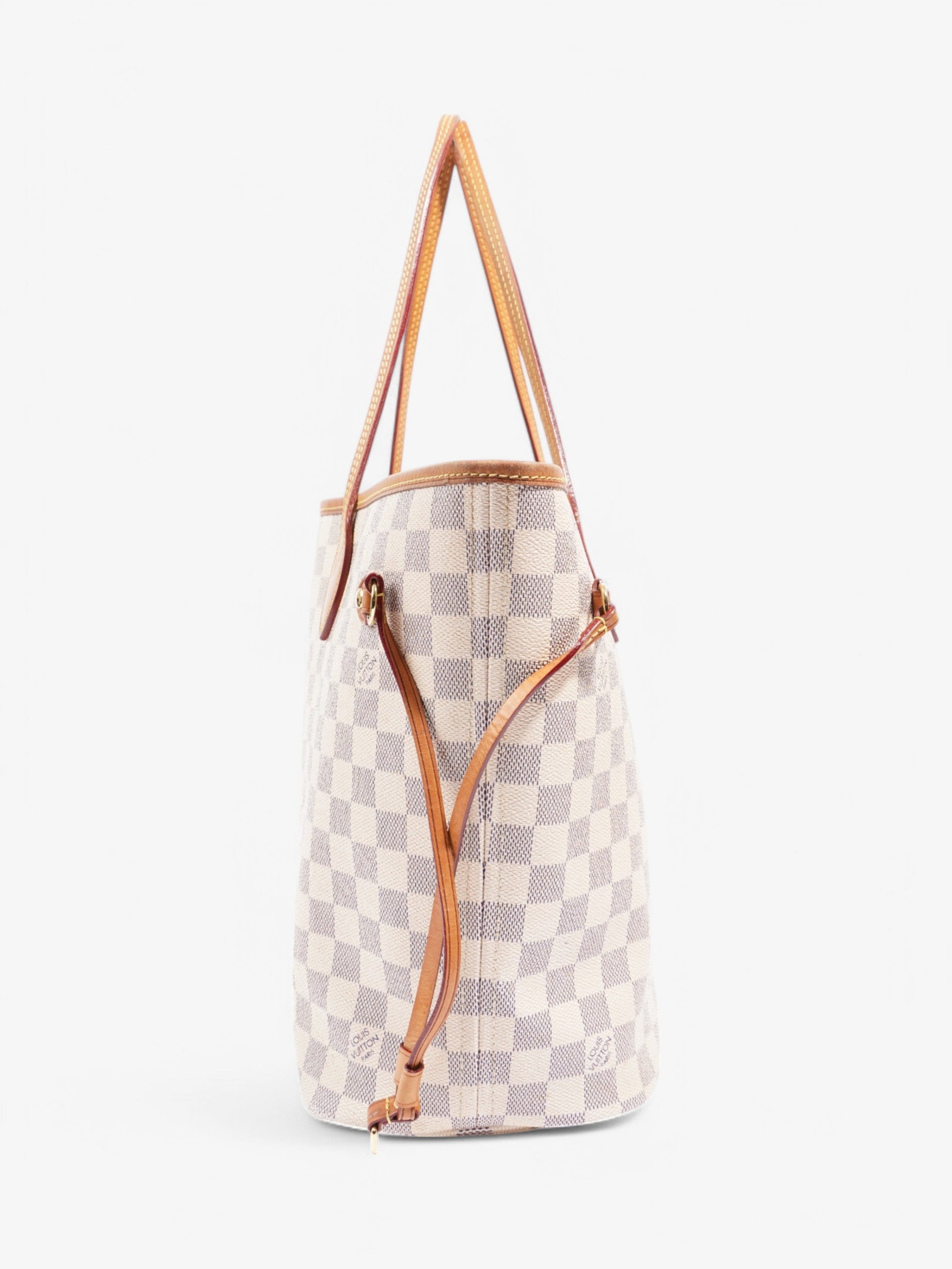 Louis Vuitton Neverfull Azur Coated MM Damier Canvas Coated Canvas Apparel Mm 19