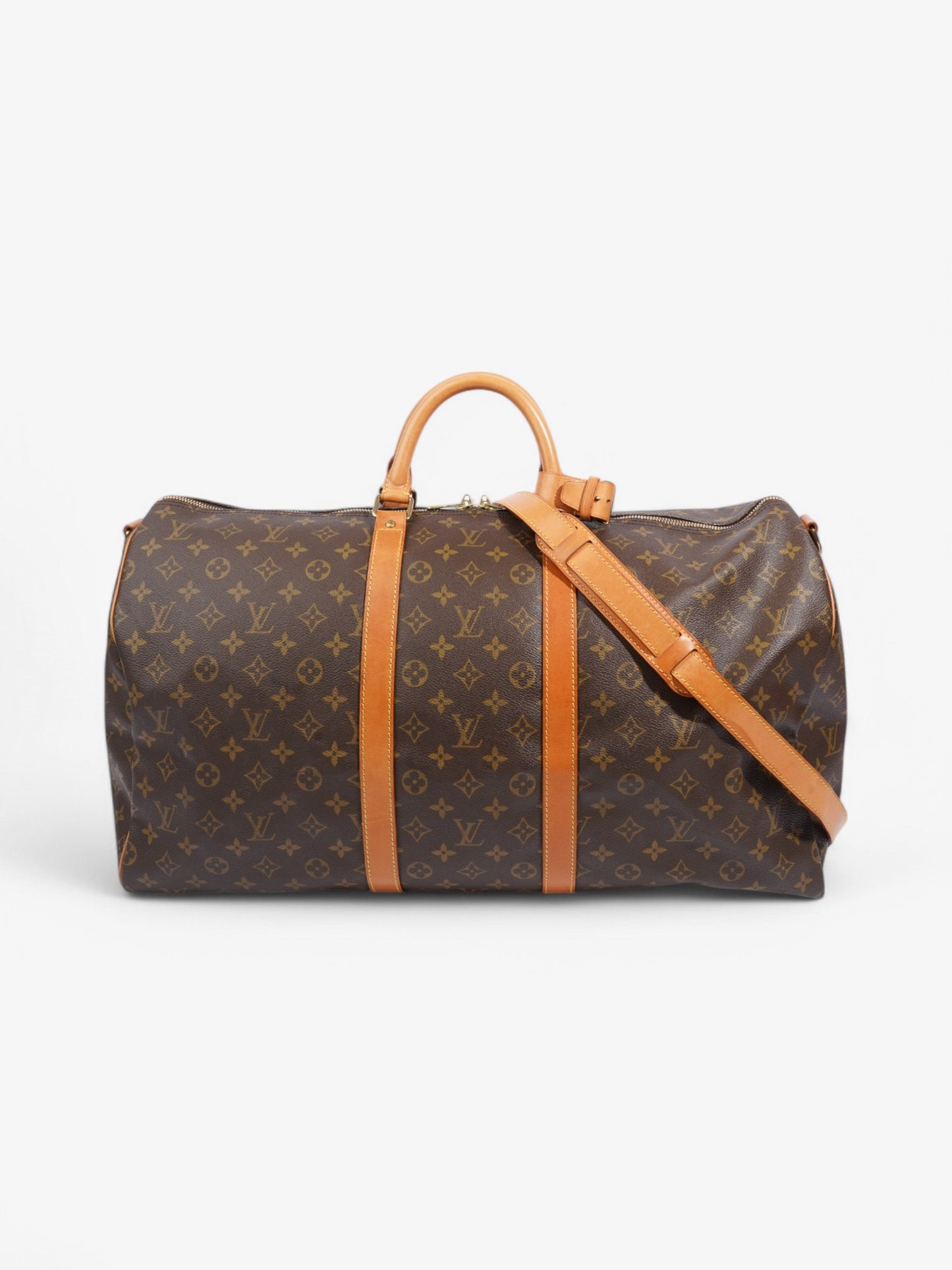 Louis Vuitton Keepall Bandouliere Coated 55 Monogram Canvas Coated Canvas Apparel Canvas 83