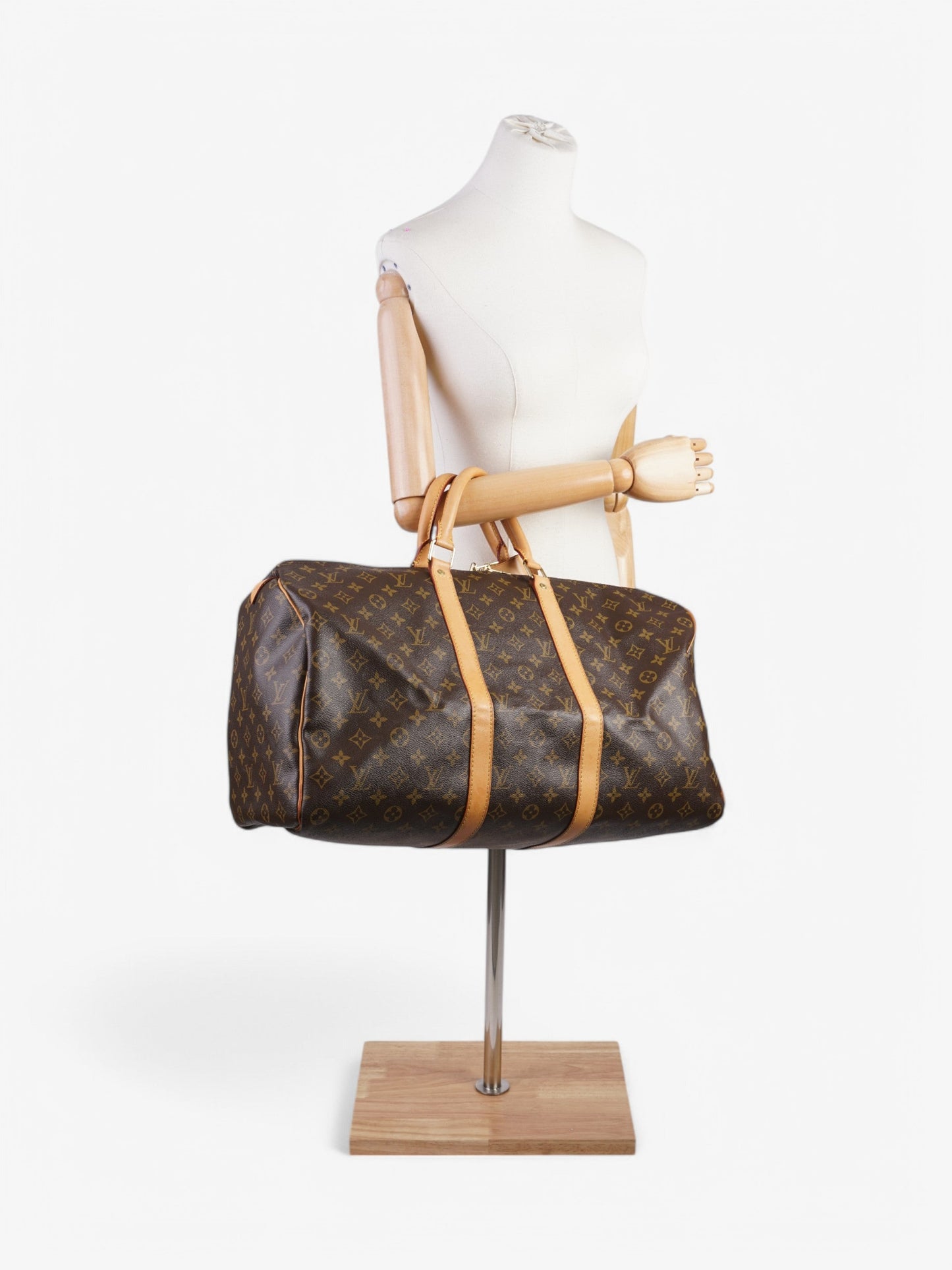 Louis Vuitton Keepall Coated 50 Monogram Canvas Coated Canvas Apparel Canvas 179