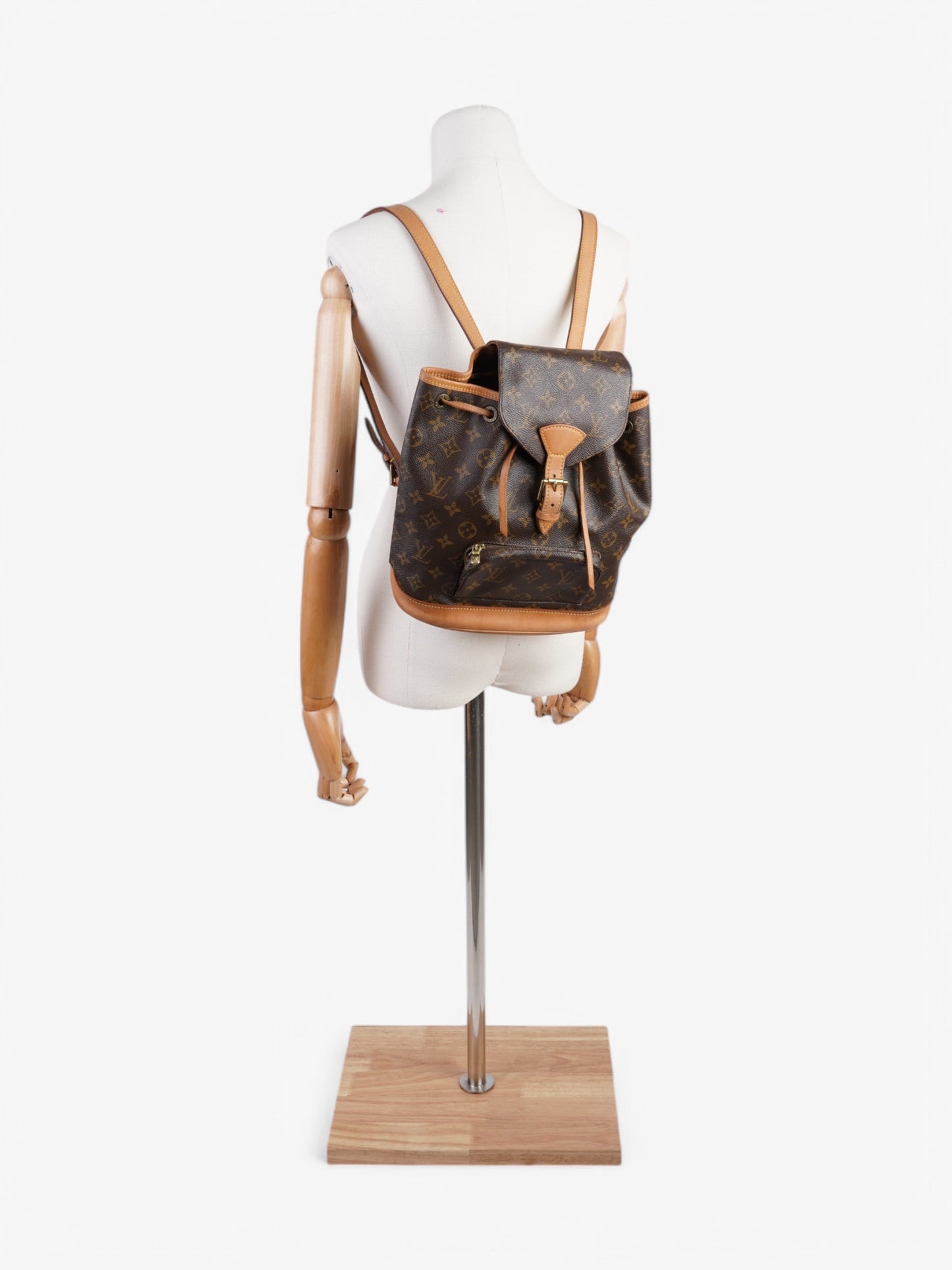 Louis Vuitton Montsouris Coated MM Monogram Canvas Coated Canvas Apparel Mm 9