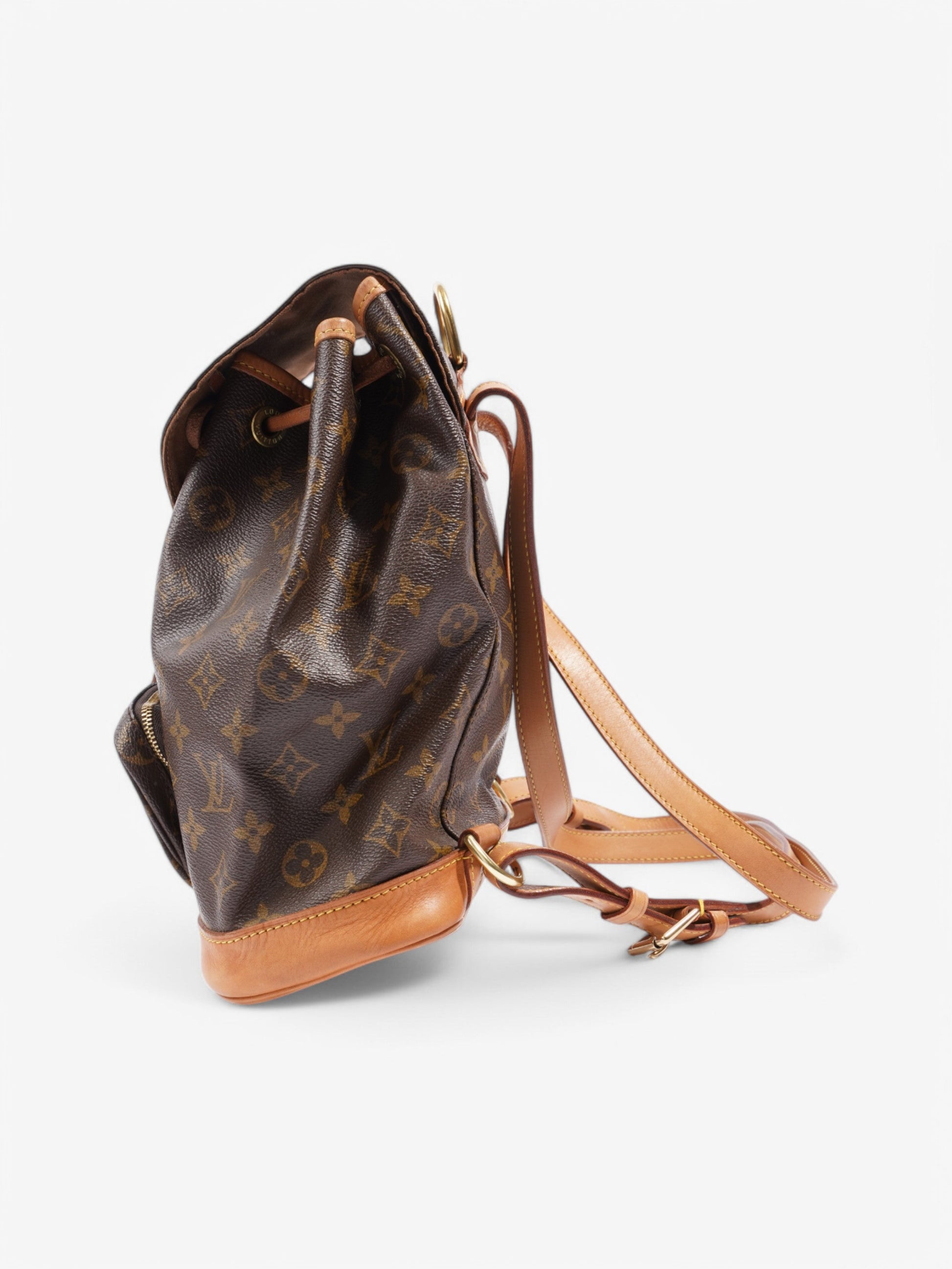 Louis Vuitton Montsouris Coated MM Monogram Canvas Coated Canvas Apparel