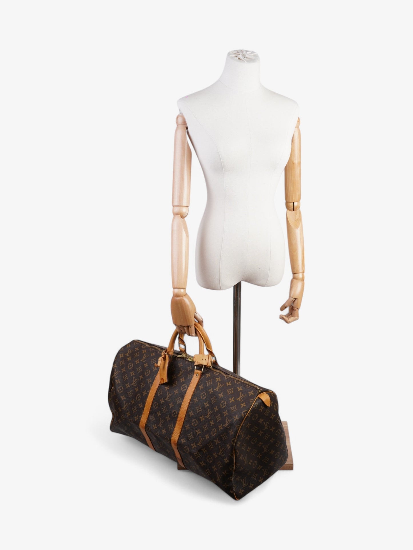 Louis Vuitton Keepall Coated 55 Monogram Canvas Coated Canvas Apparel Canvas 170
