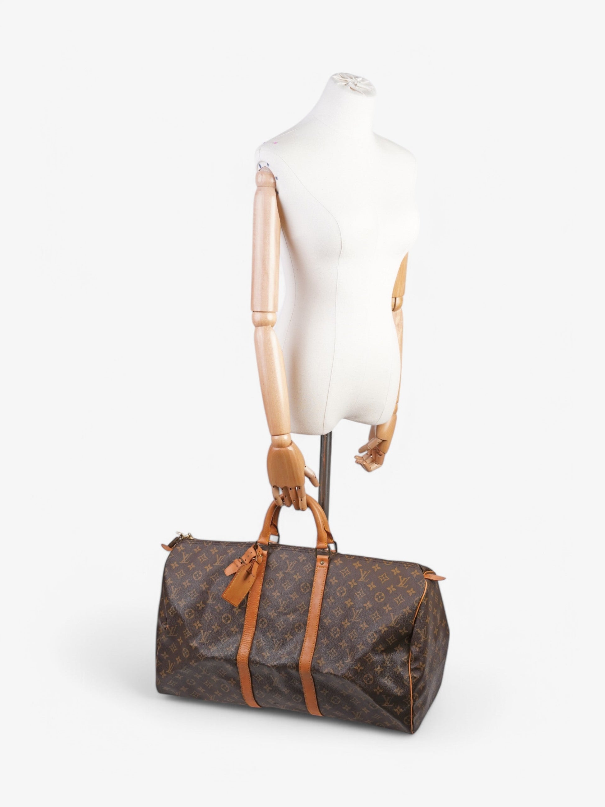 Louis Vuitton Keepall Coated 55 Monogram Canvas Coated Canvas Apparel Canvas 160