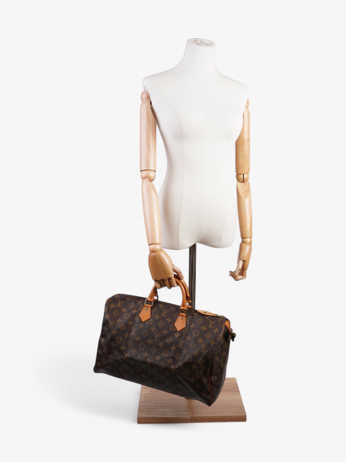Louis Vuitton Speedy Coated 40 Monogram Canvas Coated Canvas Apparel