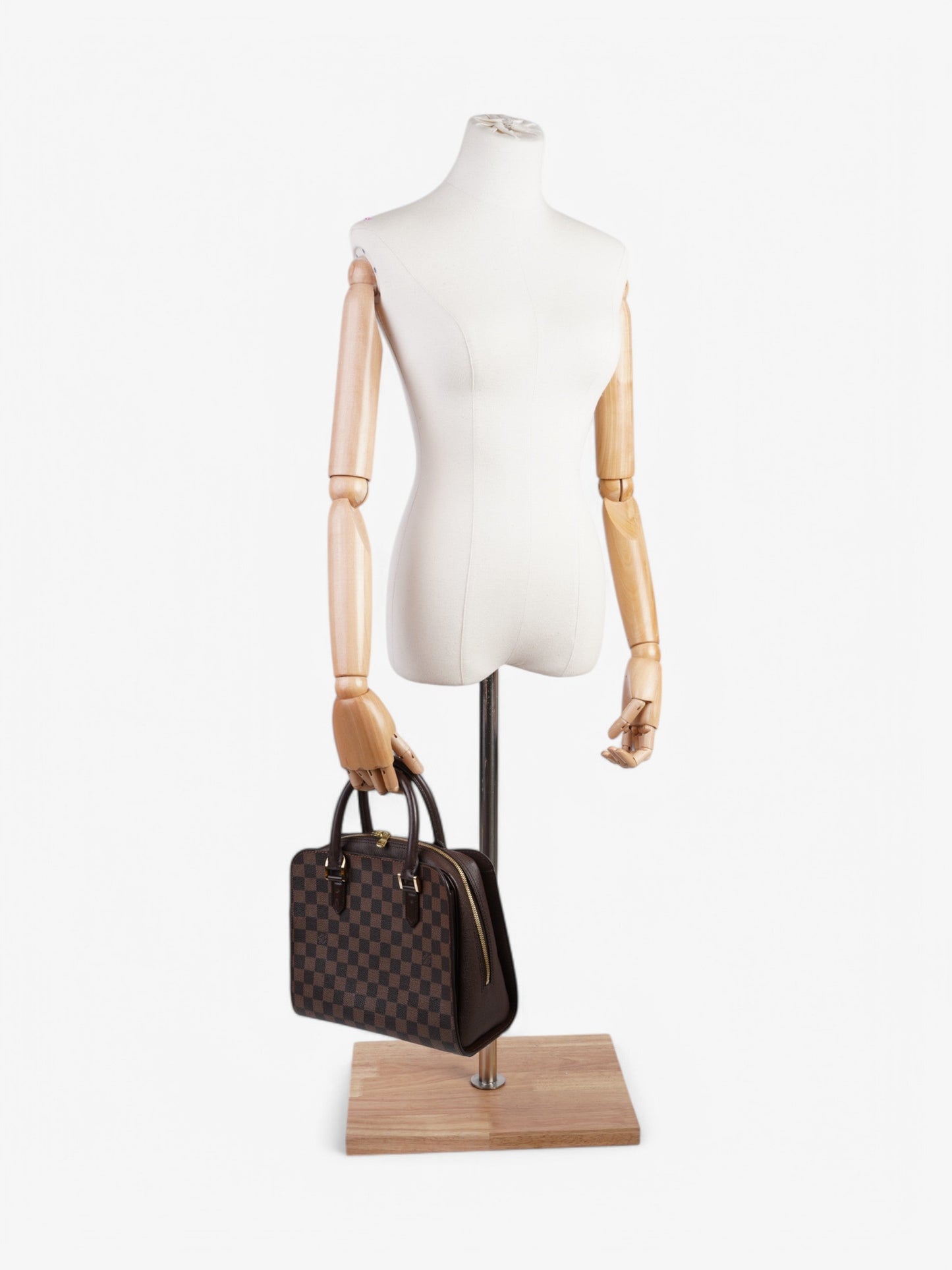 Louis Vuitton Triana Ebene Coated Canvas Damier Apparel Canvas 1