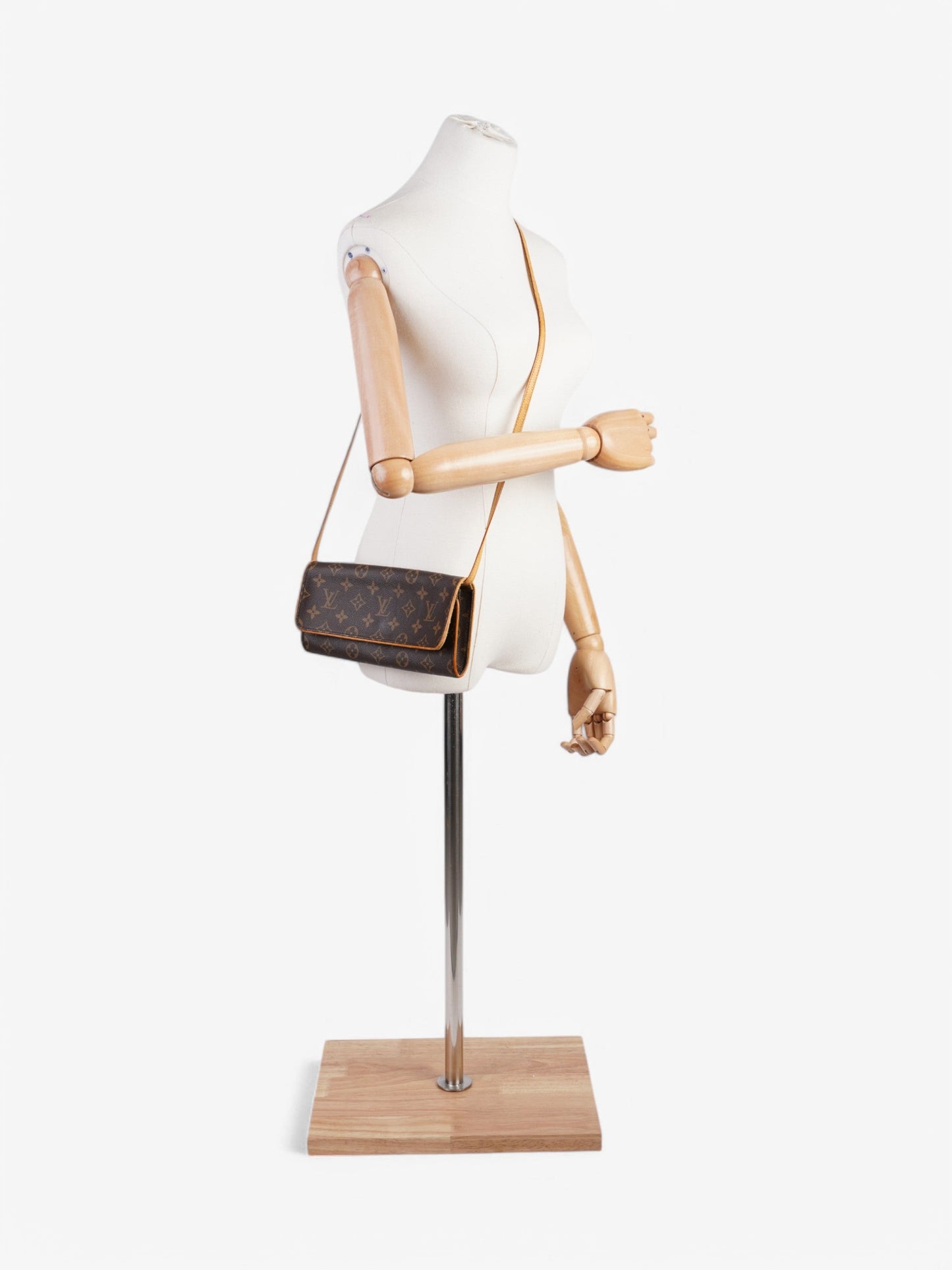 Louis Vuitton Twin Pochette Coated Monogram GM Canvas Coated Canvas Apparel Gm 19